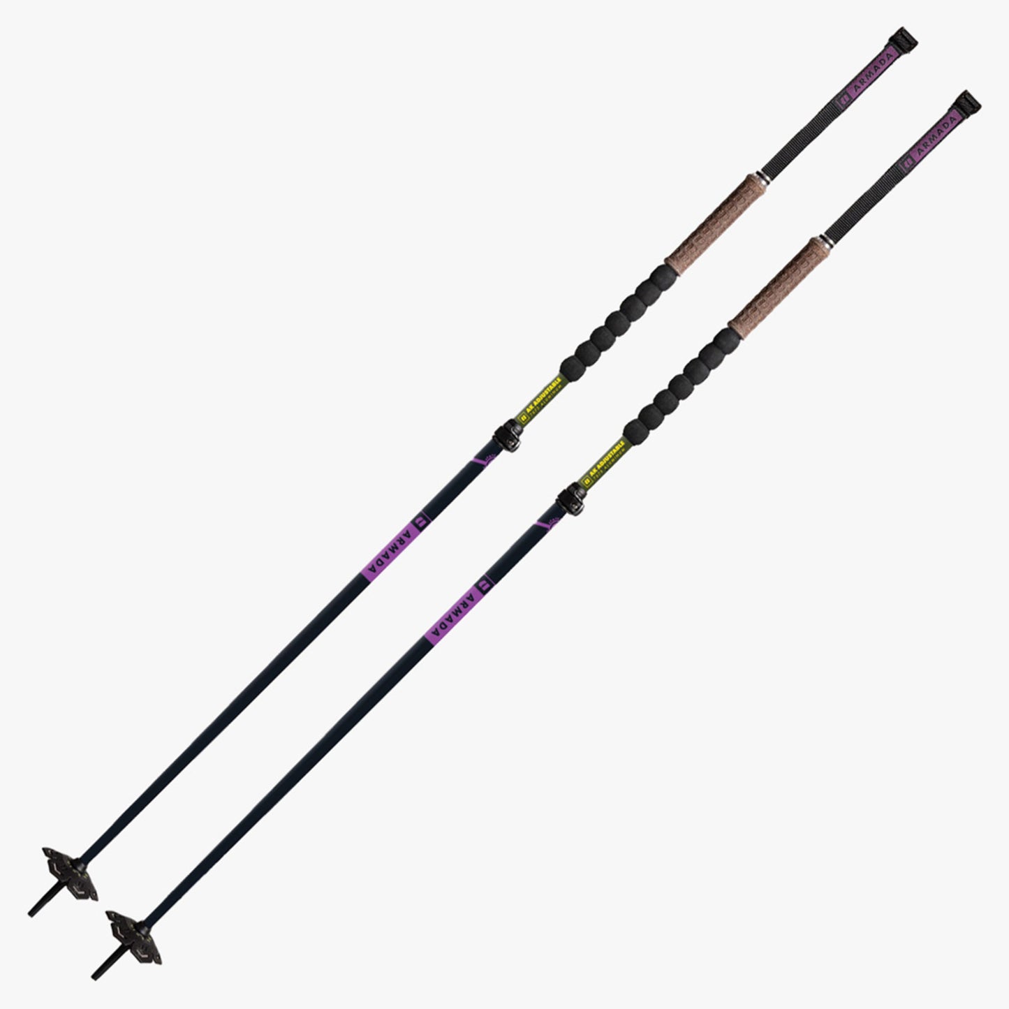 2024 Armada AK Adjustable Poles - GREEN