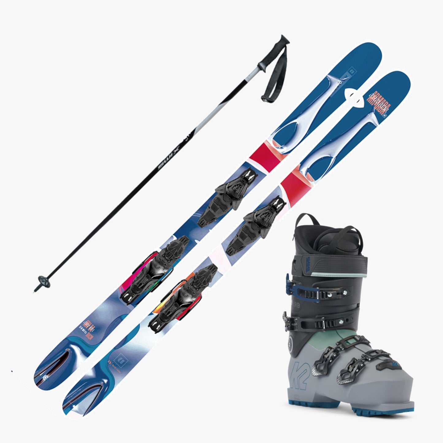 2024 Armada ARV 84 R Ski w K2 Reverb Boots and Poles Ski Essentials