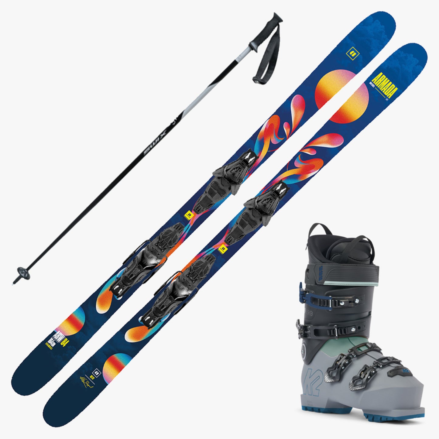 2024 Armada ARW 84 Women's Ski w/ Boots and Poles Ski Essentials