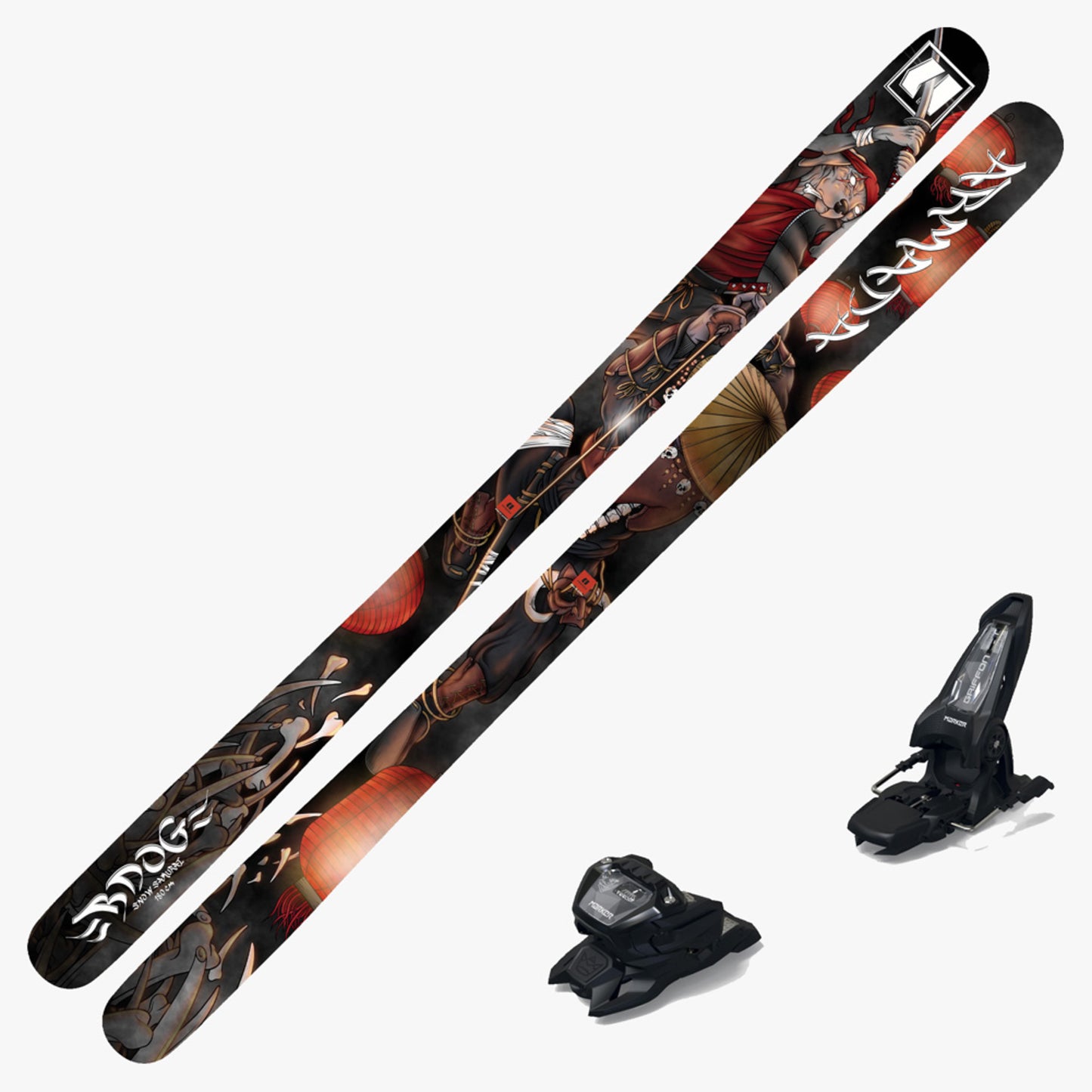 2024 Armada BDOG Skis w/ Marker Griffon 13 ID Binding Ski Essentials