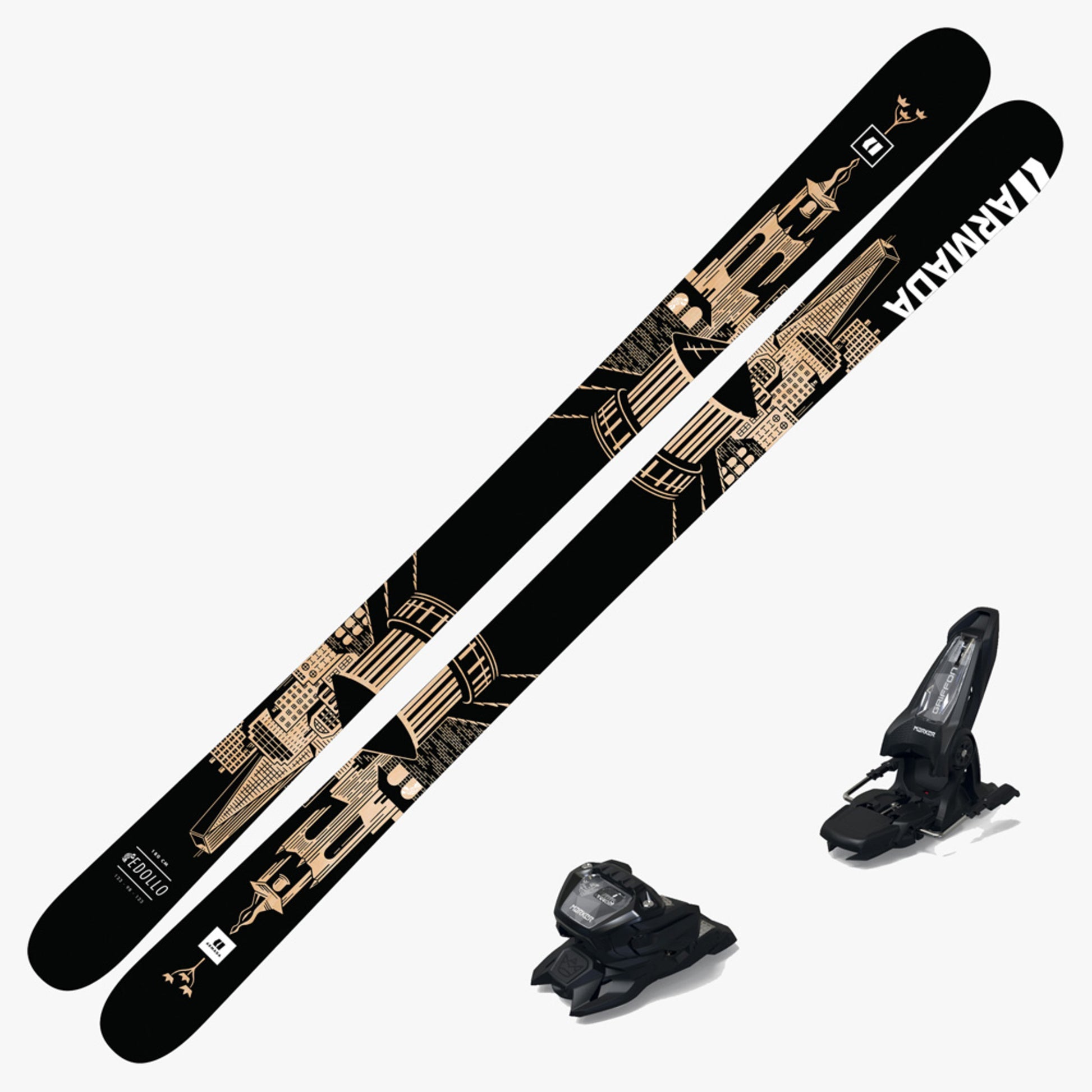 2024 Armada Edollo Skis w/ Marker Griffon 13 ID Bi - 180