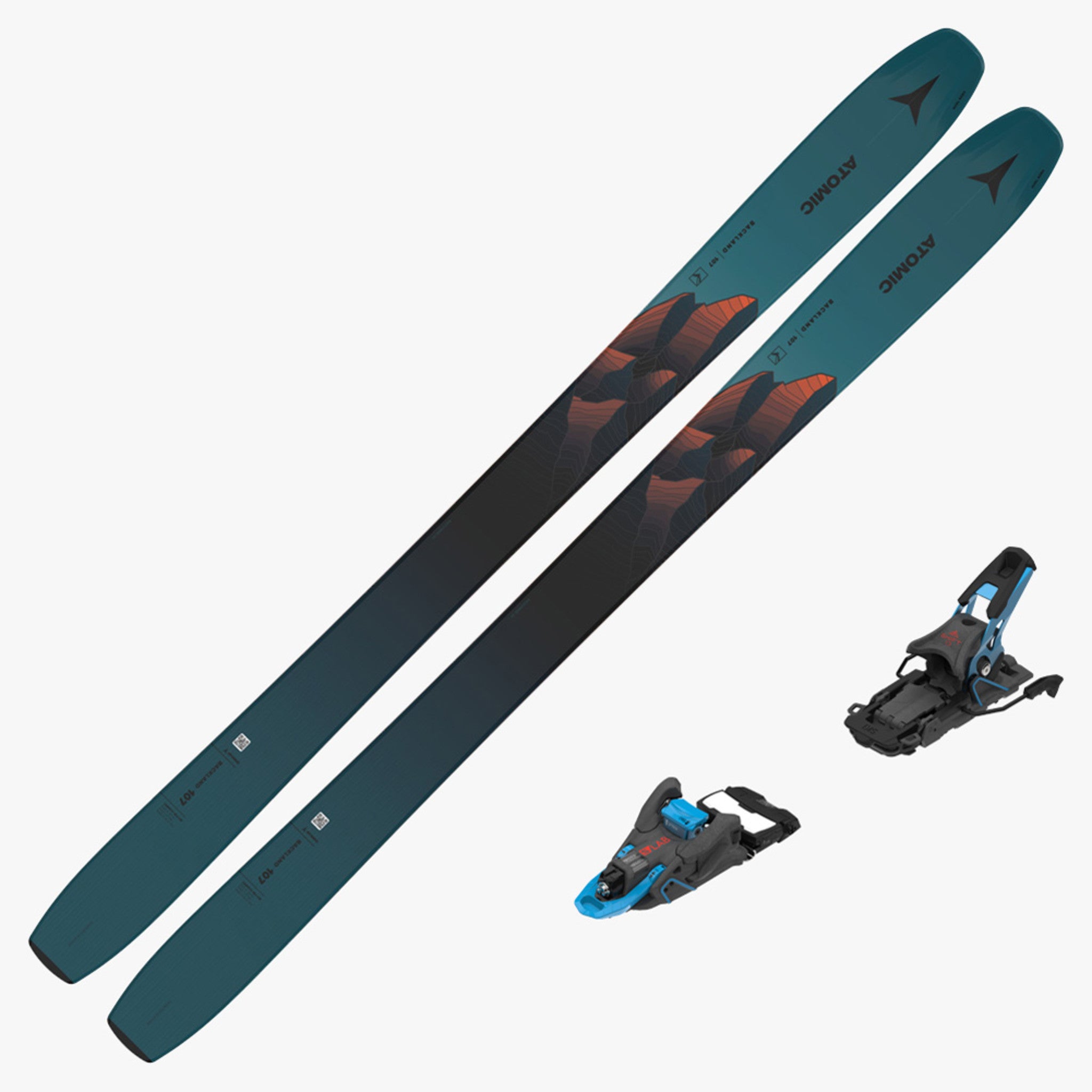 2024 Atomic Backland 107 Skis w/ Salomon S/Lab Shift MNC 13 Bindings Ski Essentials