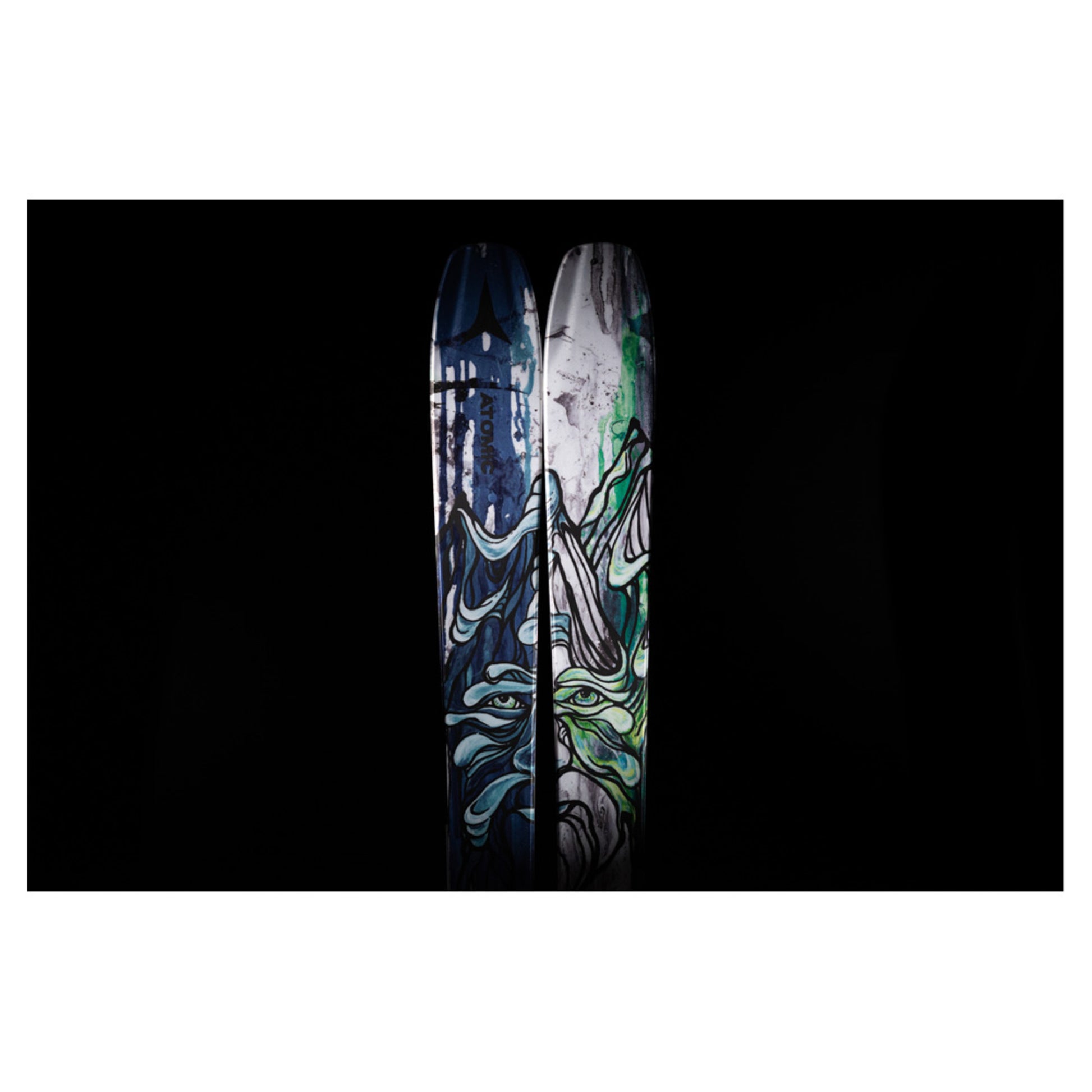 2024 Atomic Bent 100 Skis w Marker Griffon 13 ID Bindings