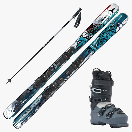 2024 Atomic Bent 85 R Ski w/ Boots and Poles