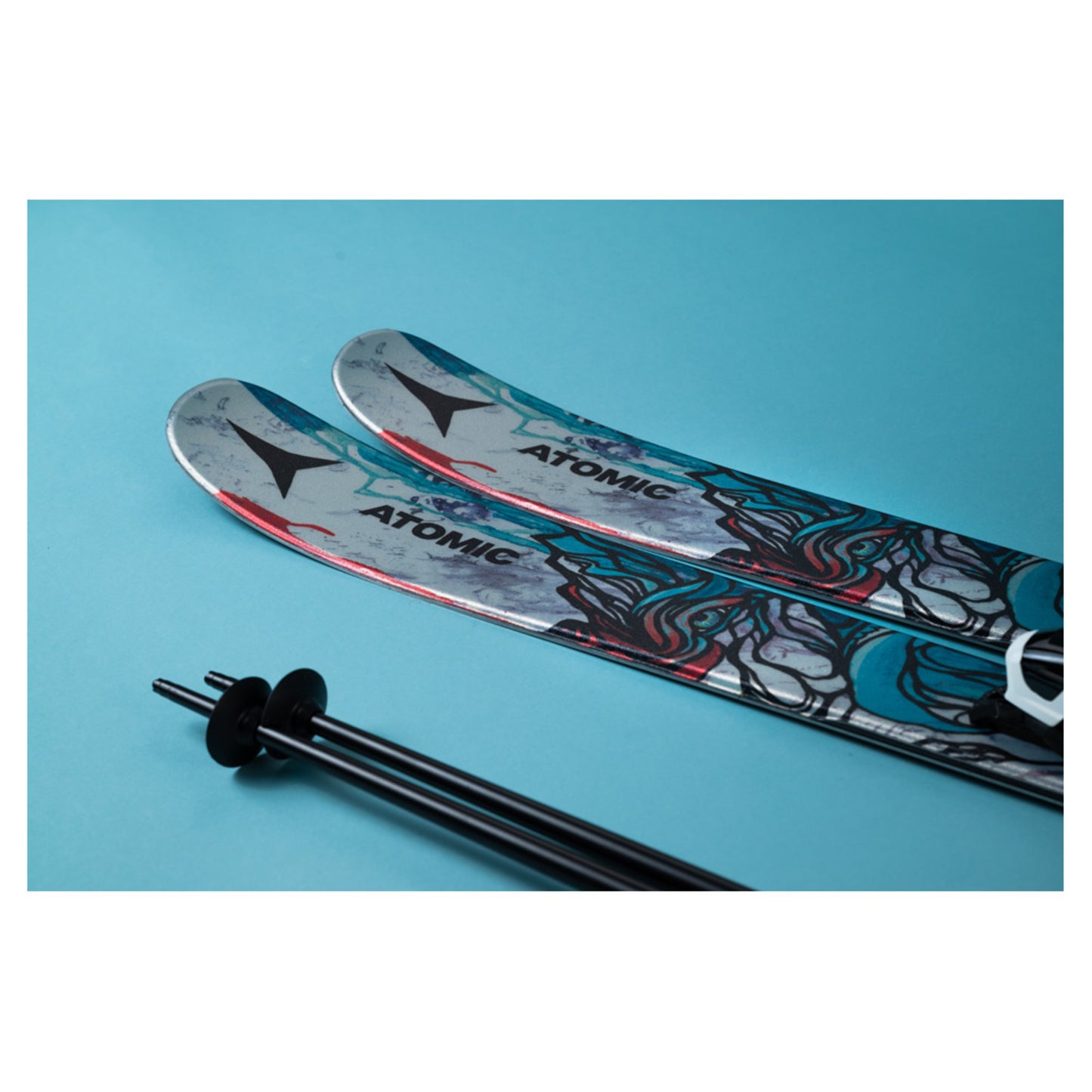 2024 Atomic Bent Junior Skis w/ Rossignol Comp J4 Boy's Boot and Poles