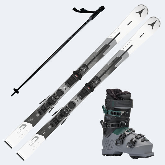 2024 Atomic Cloud LTD Women's Skis with K2 BFC 85 Boots and Poles