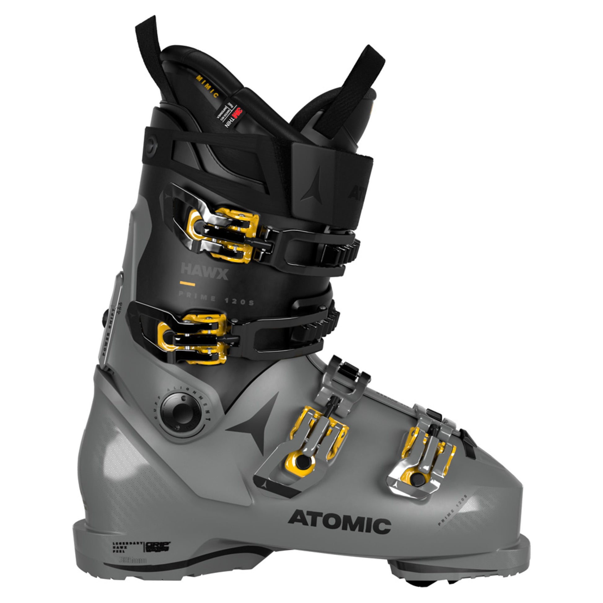 2024 Atomic Hawx Prime 120 S GW Ski Boot - GREY_BLACK_SAFF - 31.5