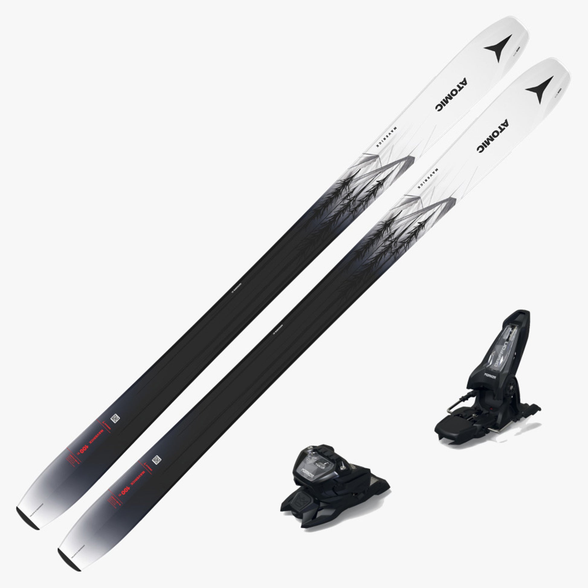 2024 Atomic Maverick 100 TI Skis with Marker Griffon 13 ID Bindings