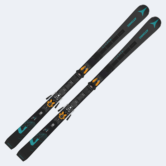 2025 Atomic Redster X7 Revoshock C Skis w M 12 GW Black/Orange Bindings