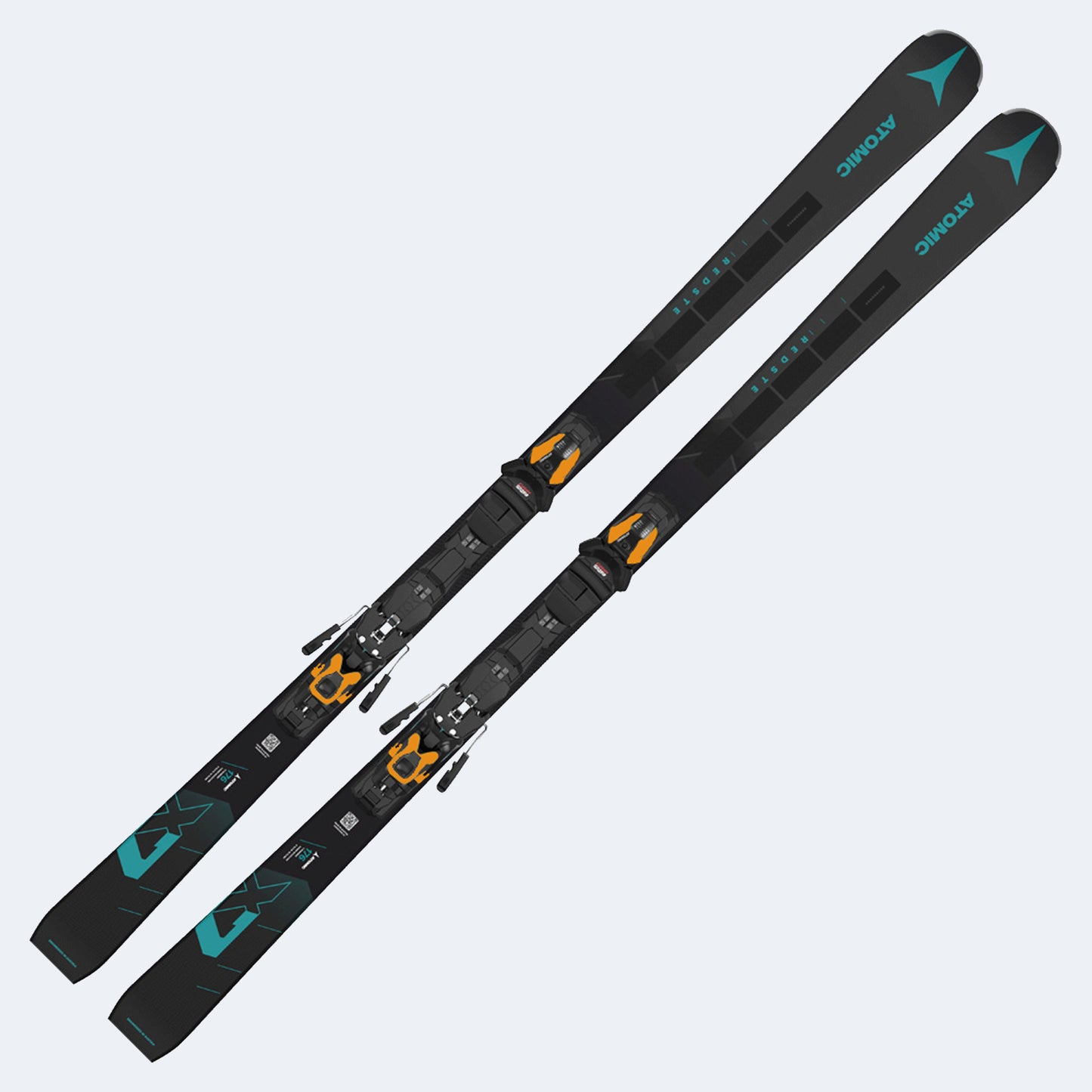 2025 Atomic Redster X7 Revoshock C Skis w M 12 GW Black/Orange Bindings