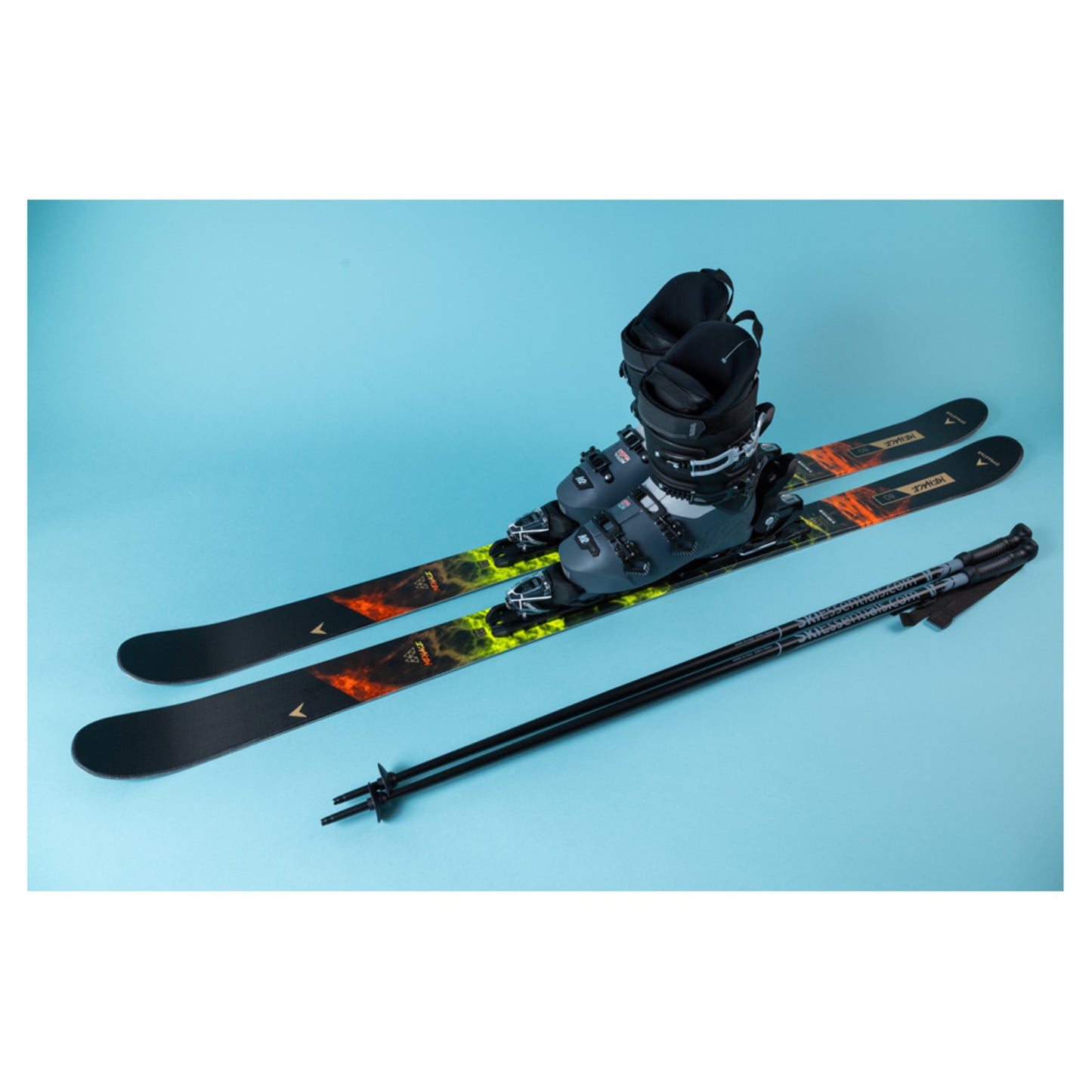 2024 Dynastar M-Menace 80 Junior Skis with K2 BFC 80 Boots and Poles