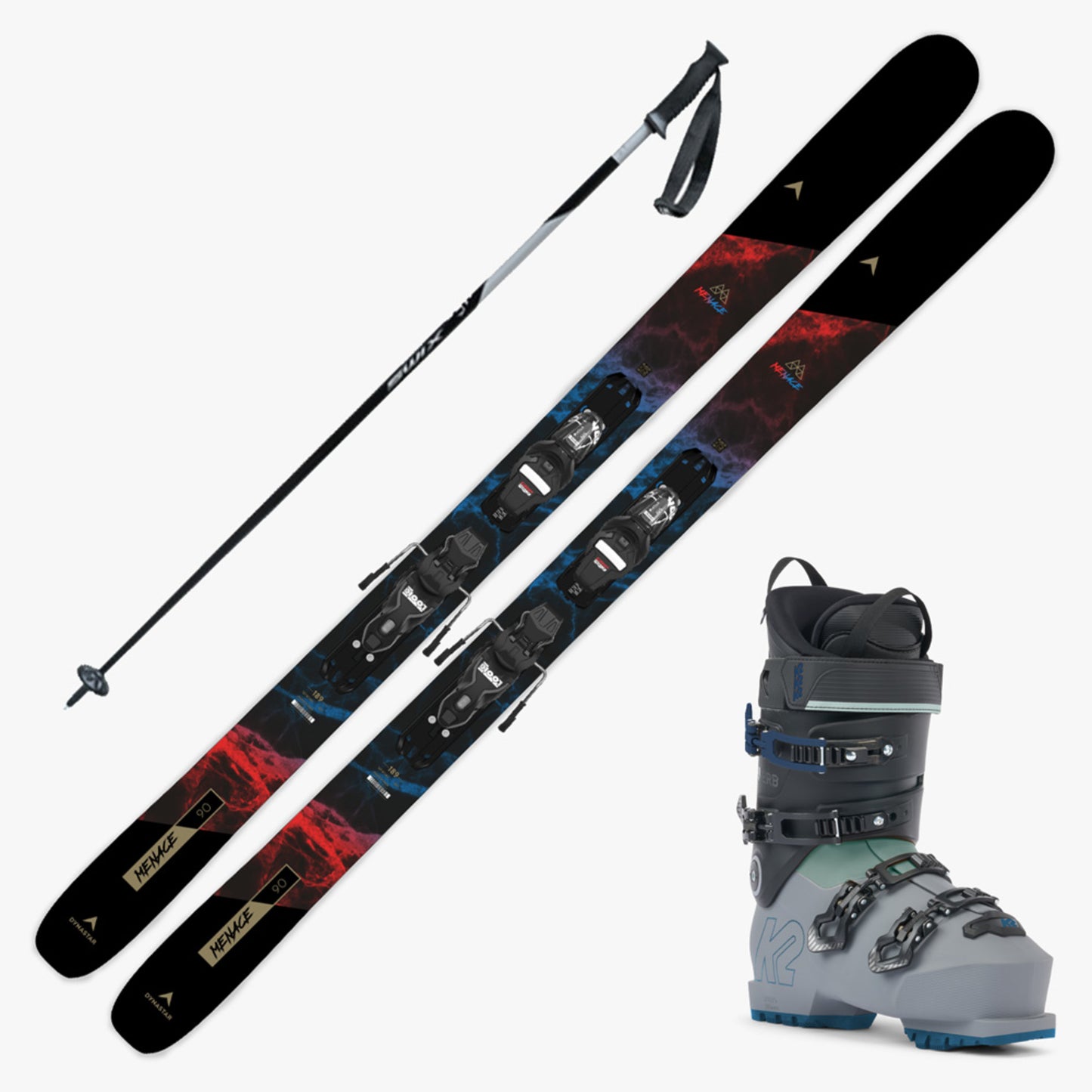 2024 Dynastar Menace 90 XP Ski w/ Boots and Poles