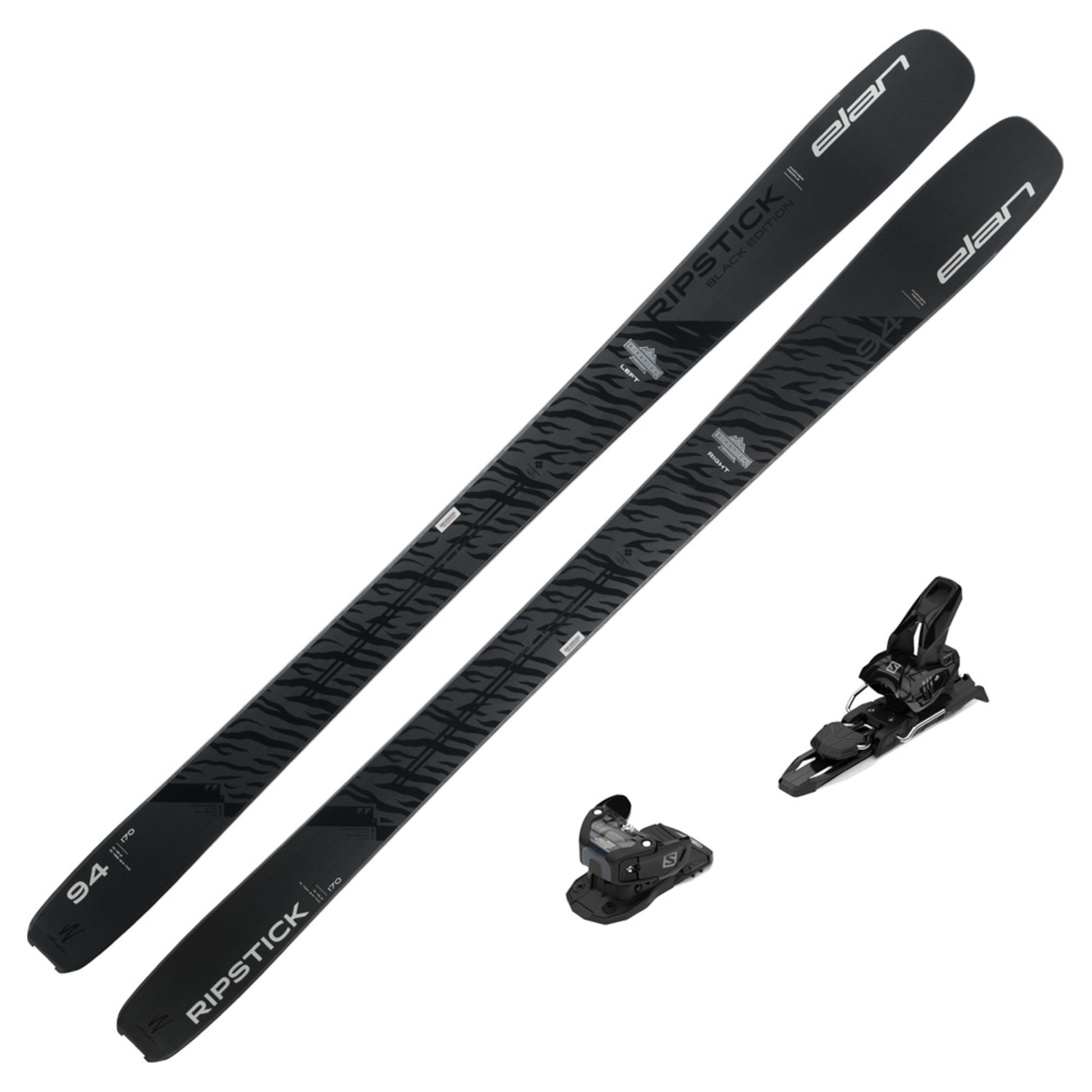 2024 Elan Ripstick 94 W Black Edition Skis w/ Marker Squire 11 Bindings  - 178