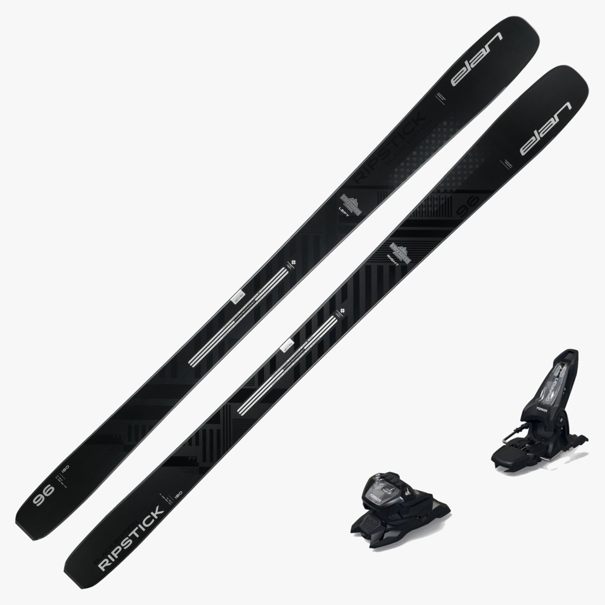 2024 Elan Ripstick 96 Black Edition Ski w Marker Griffon 13 Binding