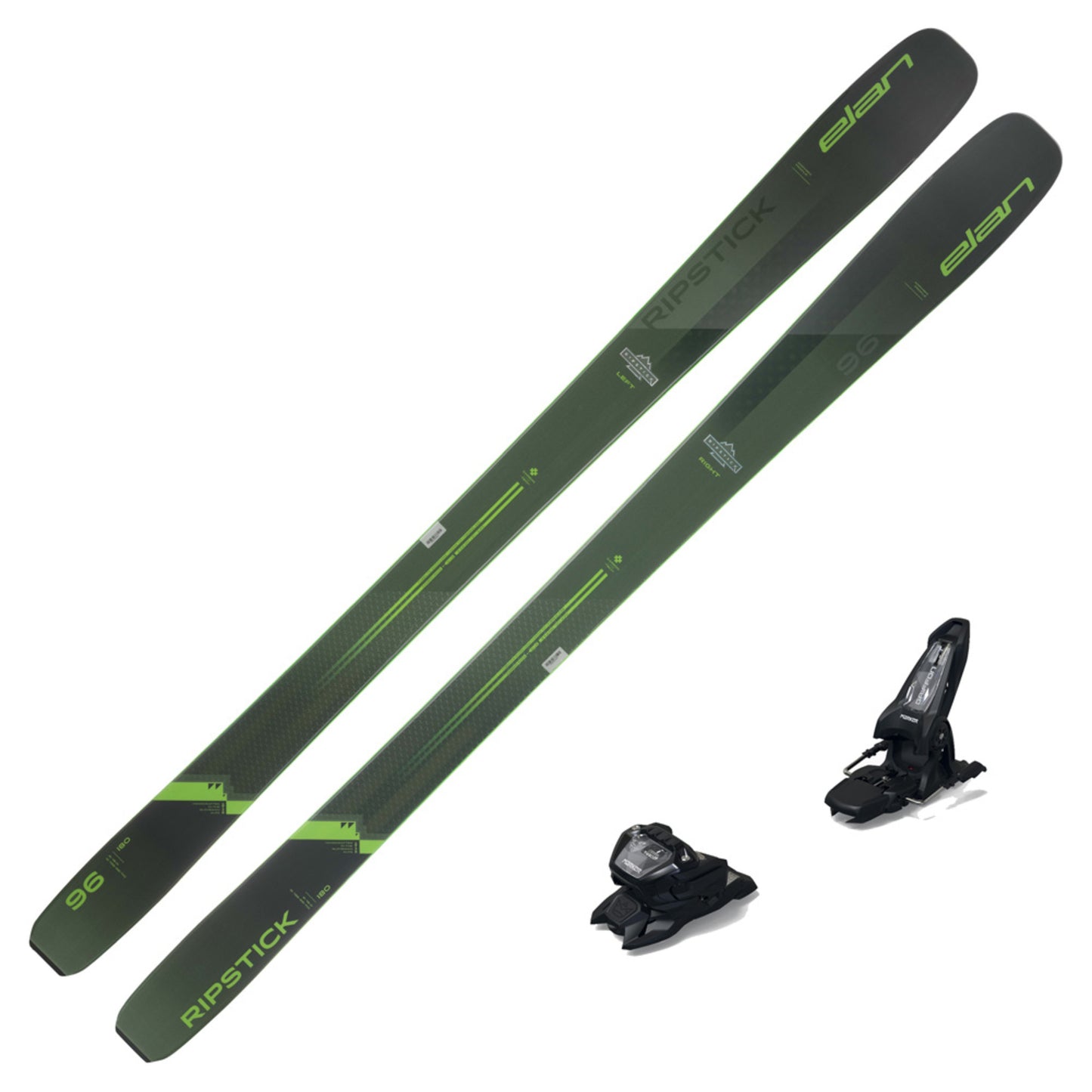 2024 Elan Ripstick 96 Skis w/ Marker Griffon 13 ID Bindings