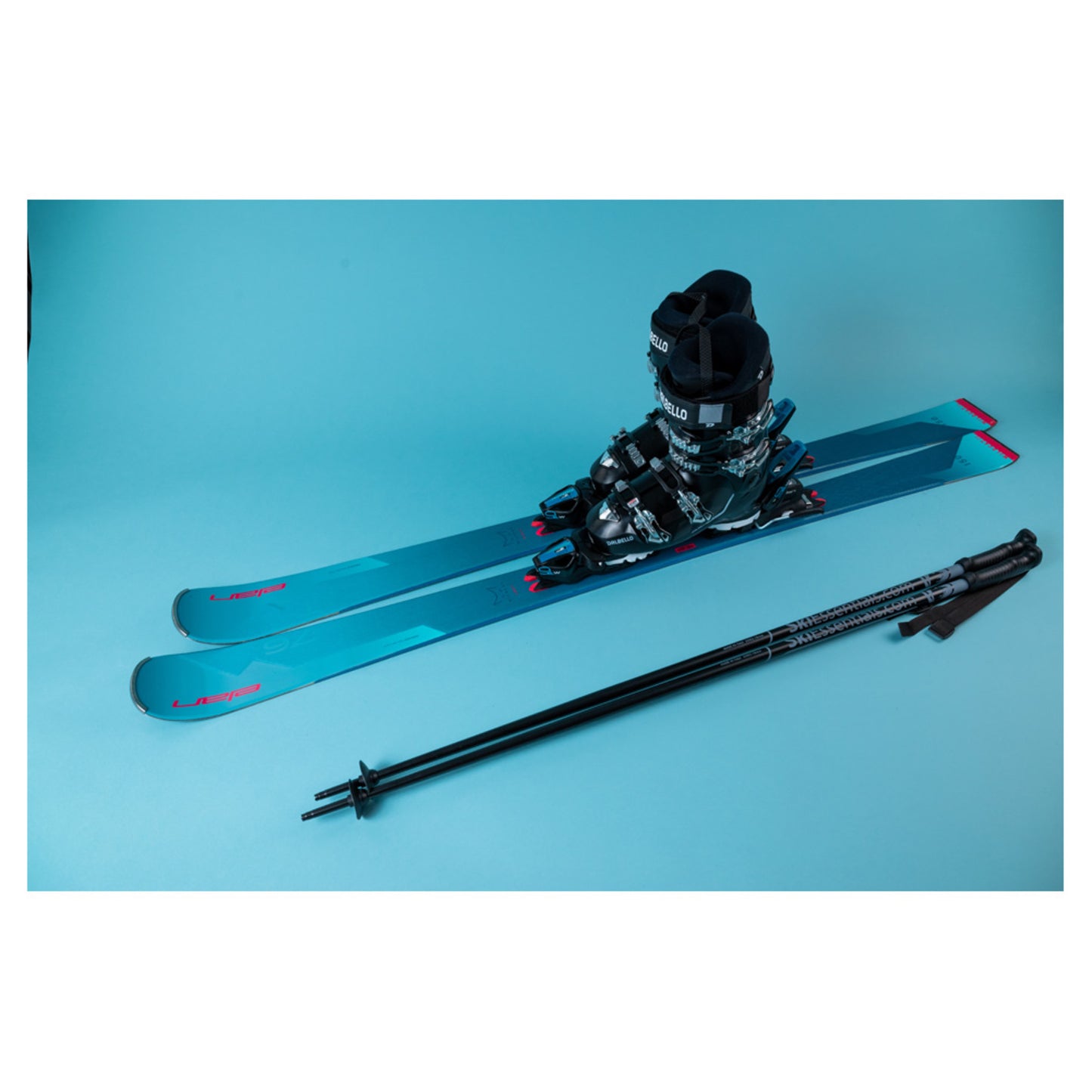 2024 Elan Wildcat 76 LS Women's Skis with Dalbello DS MX 70 GW Boots and Poles