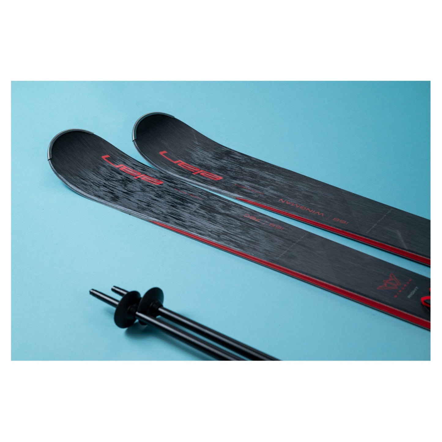 2024 Elan Wingman 76 C Skis with Dalbello Veloce Max 75 Boots and Poles