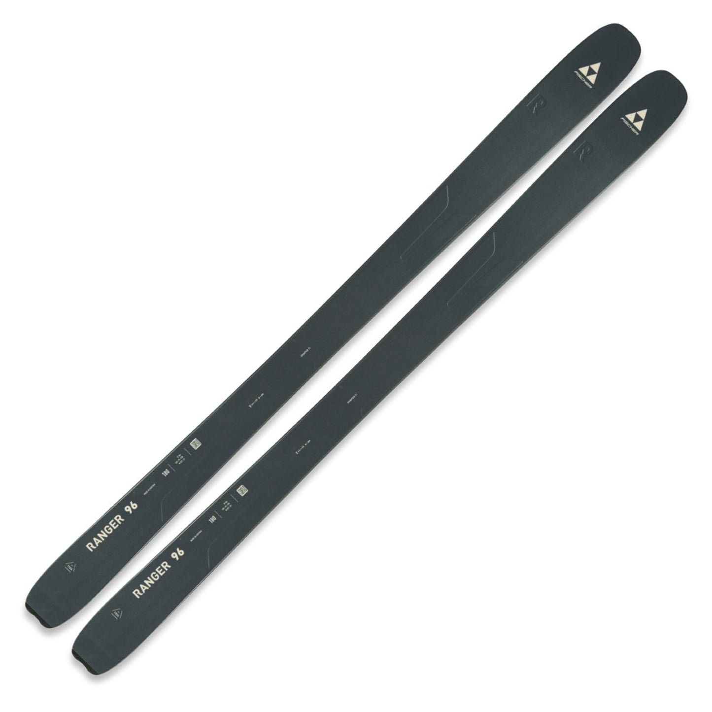 2024 Fischer Ranger 96 Skis - BLACK - 166