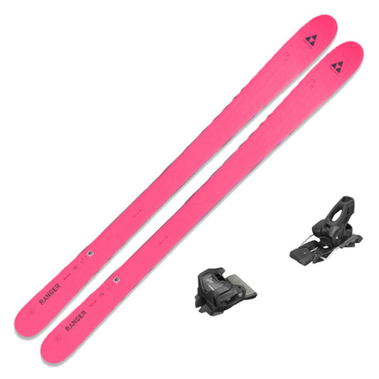 2024 Fischer Ranger Skis w/ Marker Squire 11 Bindingss - PINK - 182