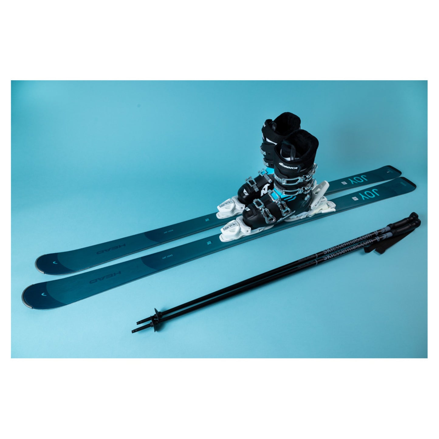 2024 Head Easy Joy Women's Skis w/ Dalbello Veloce Max 70 Boots and Poles