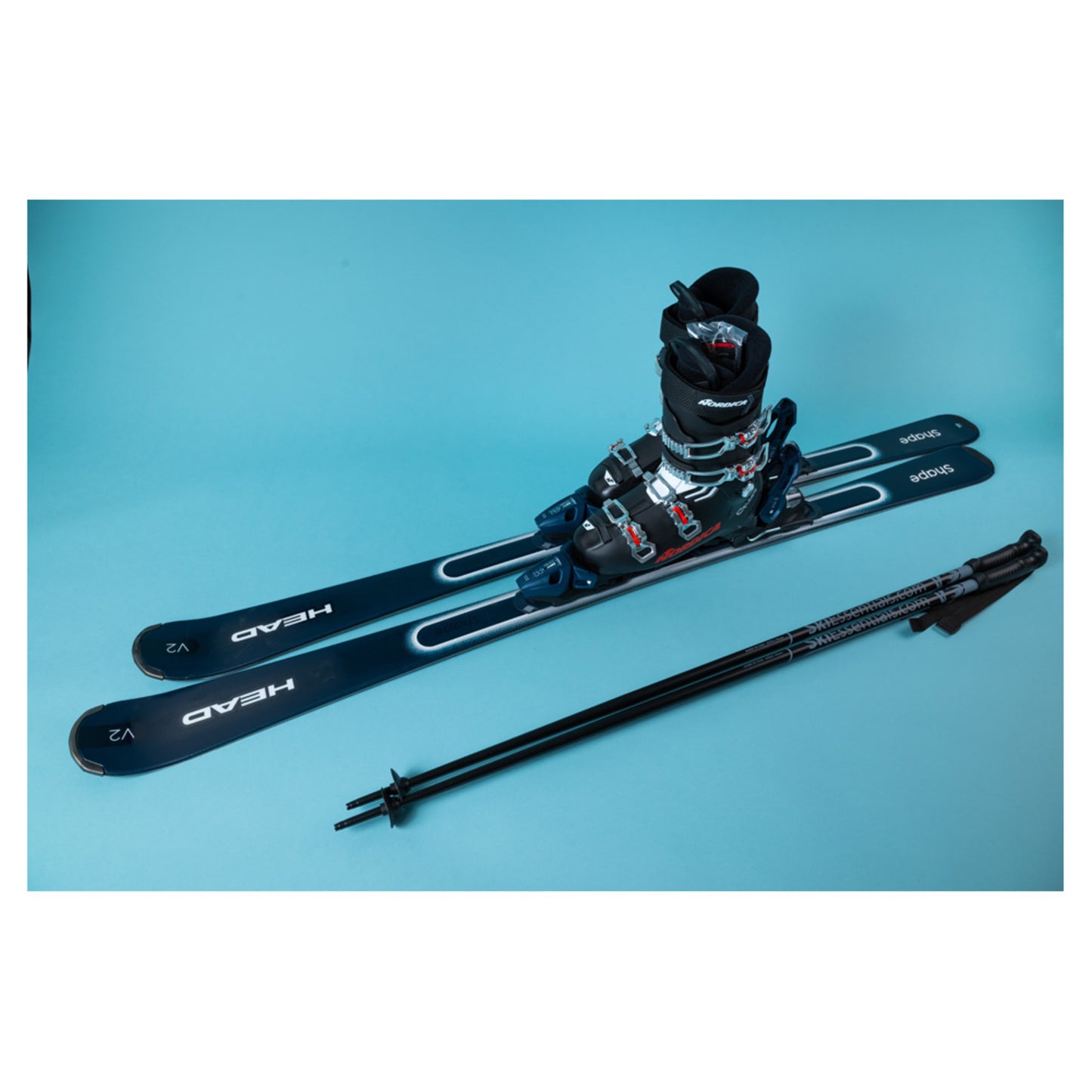 2024 Head Shape e-V2 Ski w/ Boots and Poles