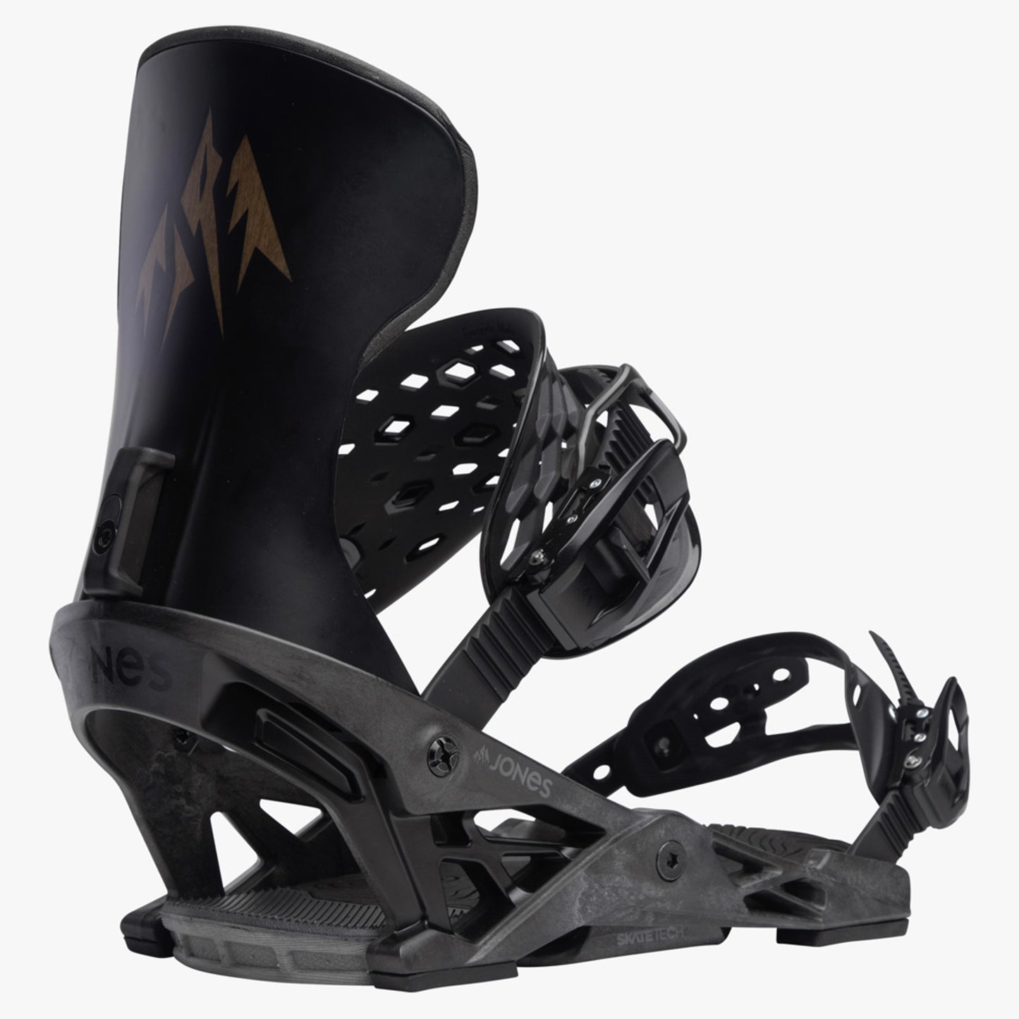 2024 Jones Apollo Snowboard Bindings - STEALTH BLACK - L