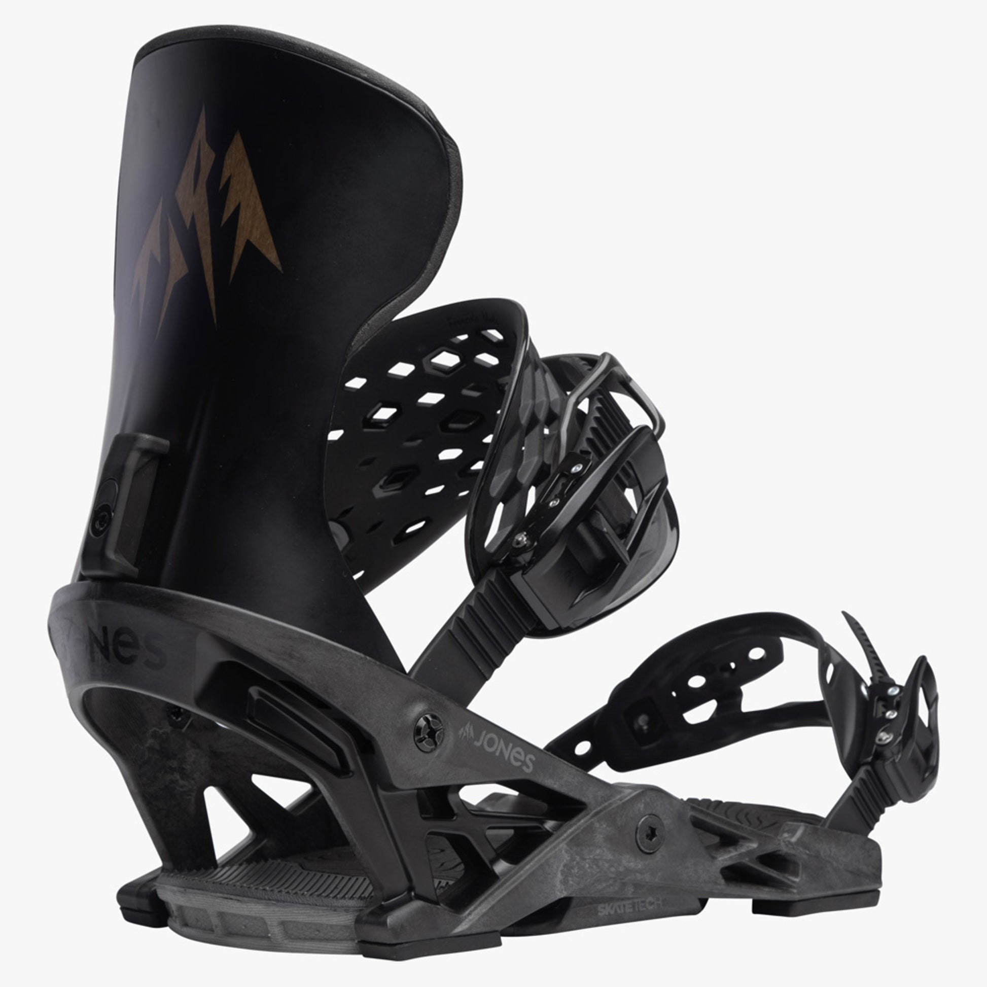 2024 Jones Apollo Snowboard Bindings - STEALTH BLACK - L