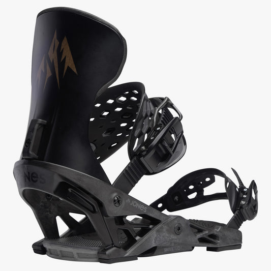2024 Jones Apollo Snowboard Bindings - STEALTH BLACK - L