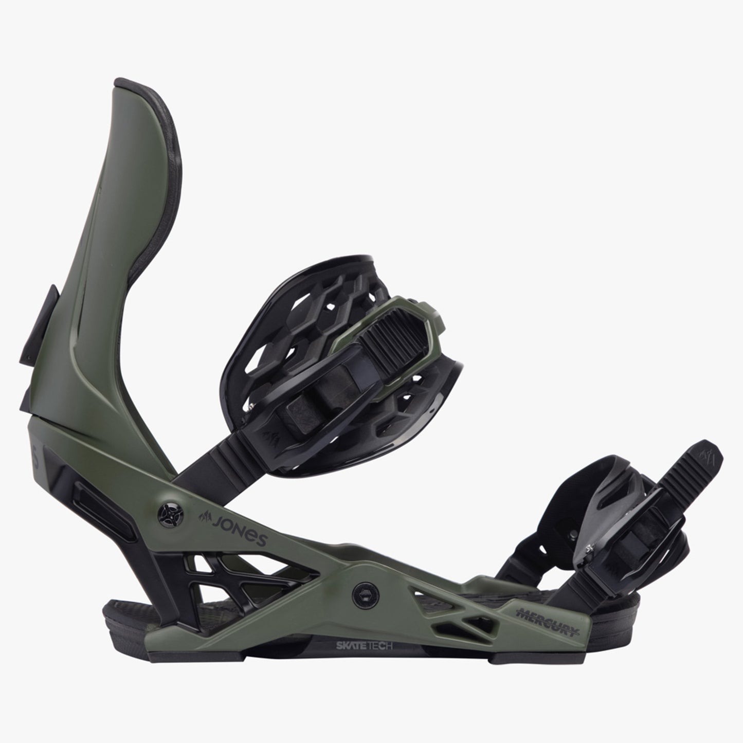 2024 Jones Mercury Snowboard Bindings - PINE GREEN - L