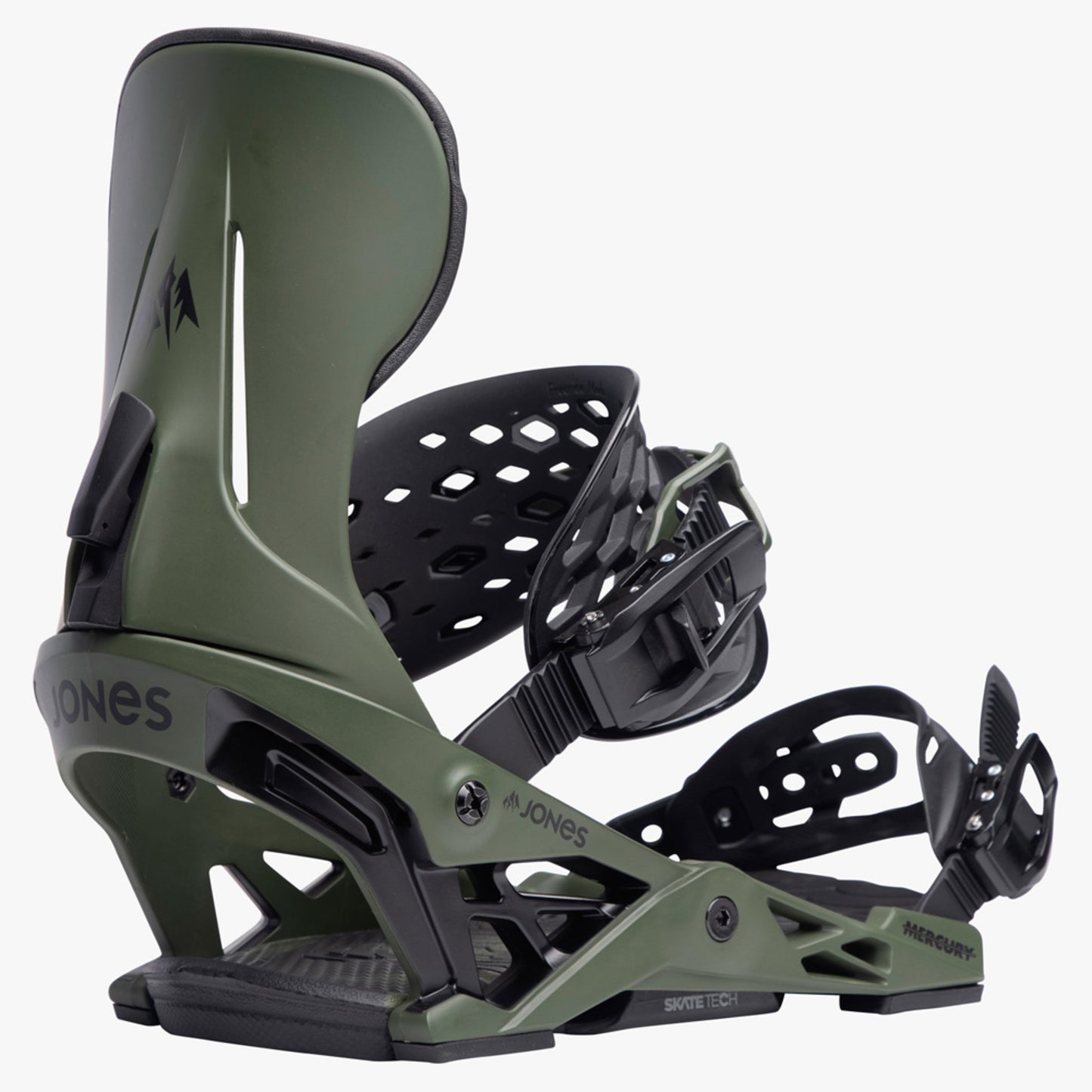 2024 Jones Mercury Snowboard Bindings - PINE GREEN - L