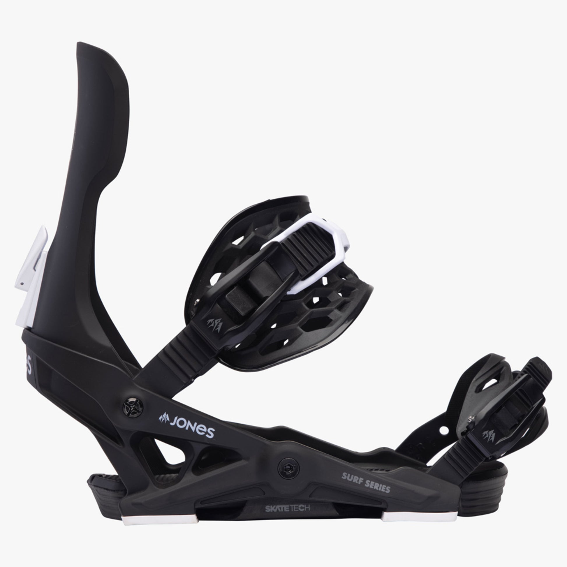 2024 Jones Meteorite Surf Series Snowboard Bindings - BLACK - L