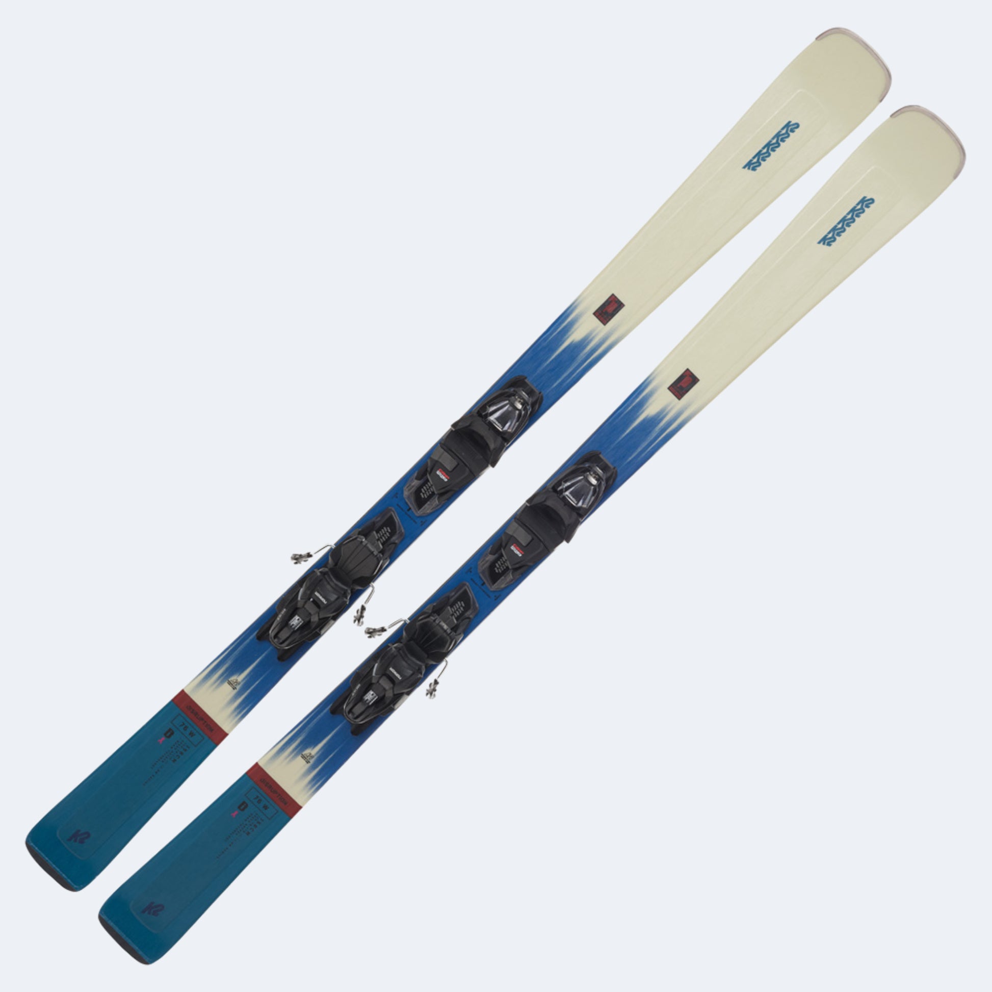 2024 K2 Disruption 76 Women’s Skis w Marker ERP 10 Quikclik Binding