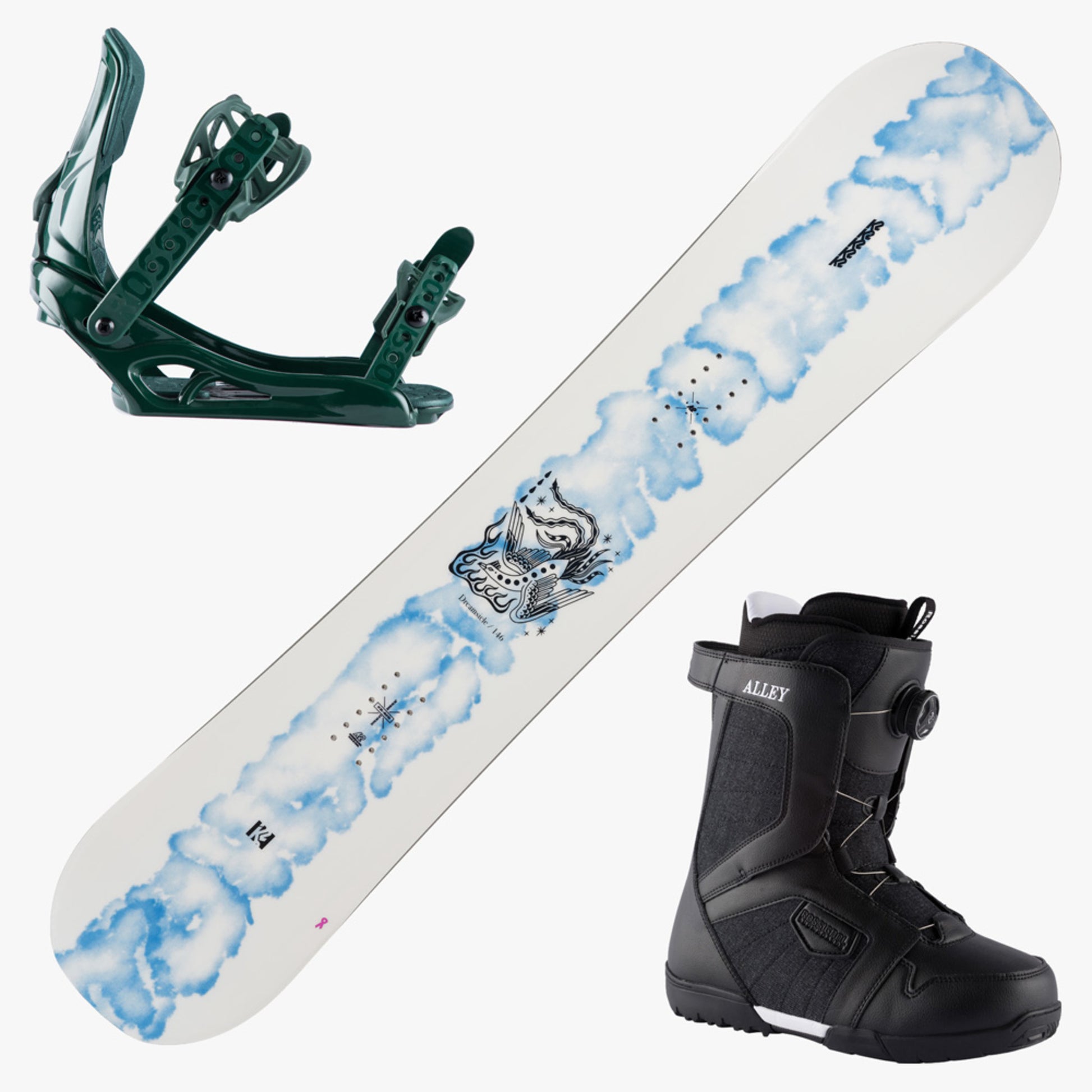 2024 K2 Dreamsicle Women's Snowboard w/ Boots and Bindings
