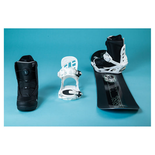 2025 K2 Kandi Junior Snowboard With K2 You+h Boots and K2 You+h Bindings