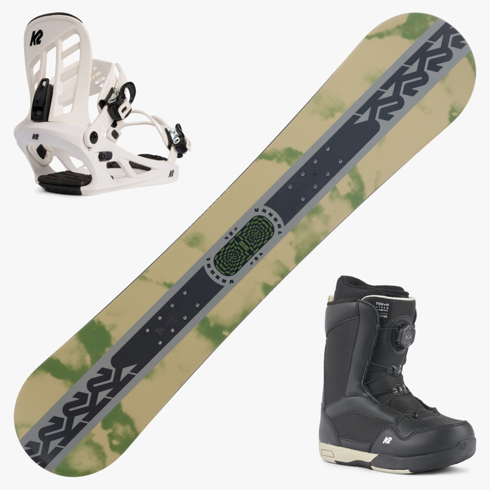 2024 K2 Vandal Junior Snowboard w/ Boots and Bindings