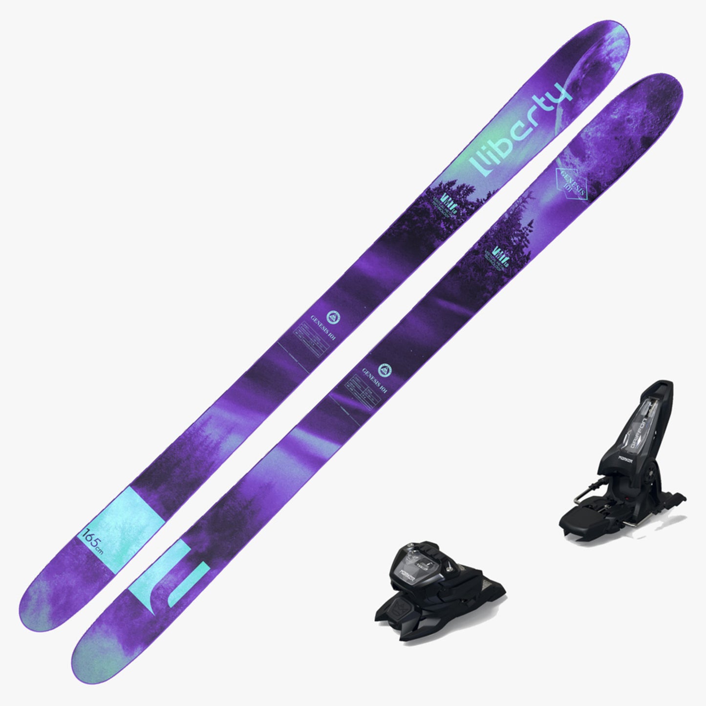 2024 Liberty Genesis 101 Ski w/ Marker Griffon 13 Binding