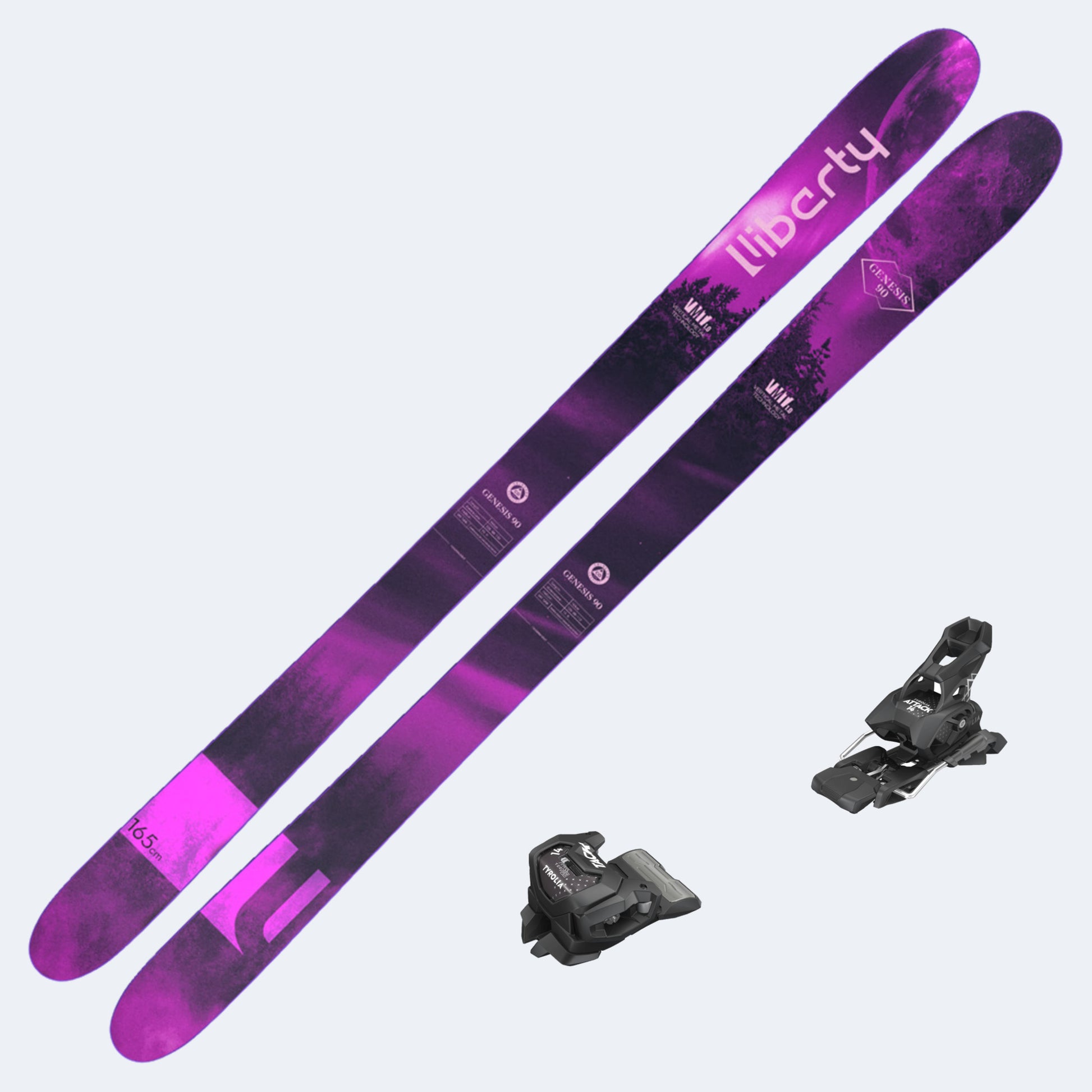 2024 Liberty Genesis 90 Ski with Tyrolia Attack 14 GW Bindings