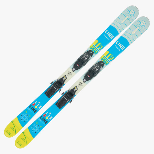 2024 Line Wallisch Shorty Junior Skis w/ Marker FDT Bindings - 139