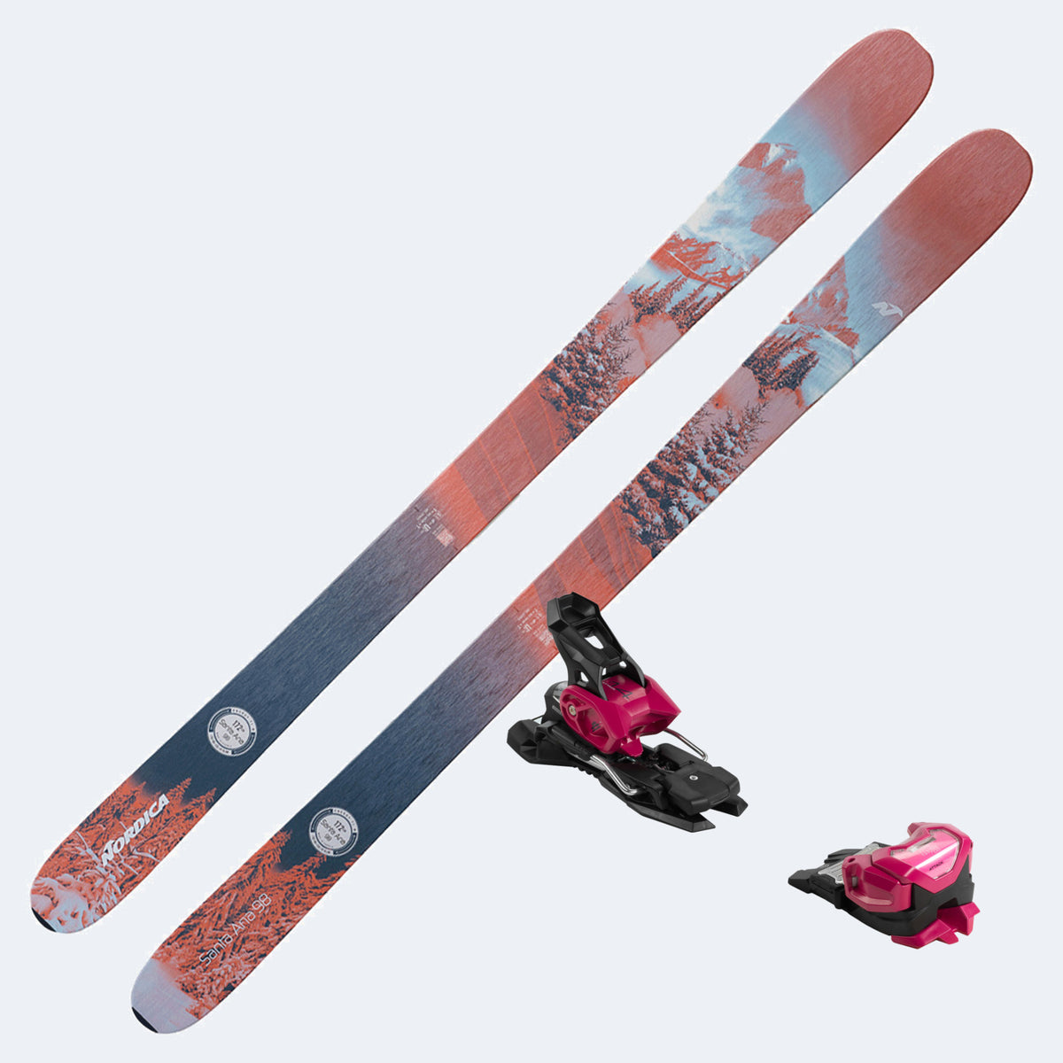 2024 Nordica Santa Ana 98 Ski with Tyrolia Attack 14 MN Bindings