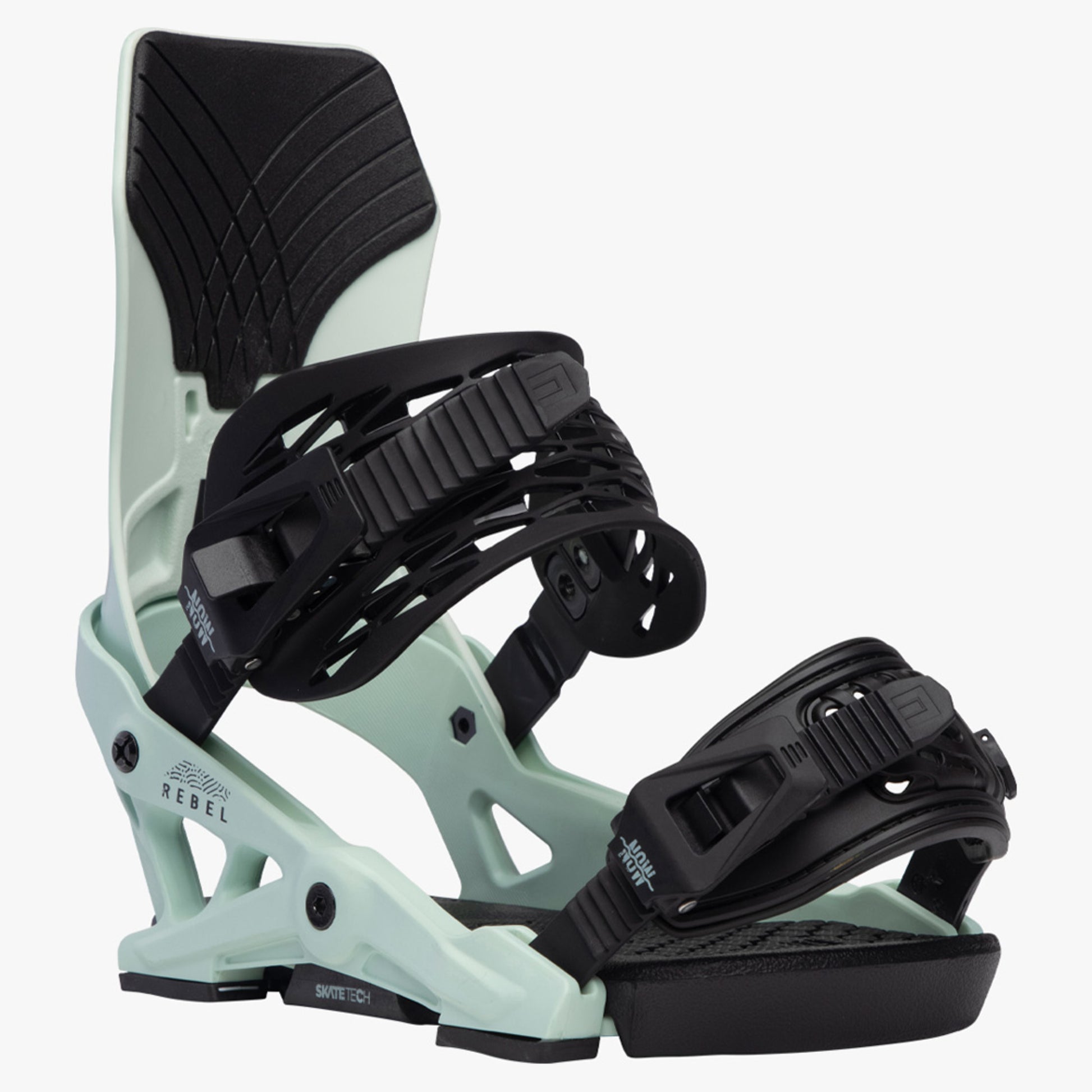 2024 NOW Rebel Women's Snowboard Binding - Peppermint - M
