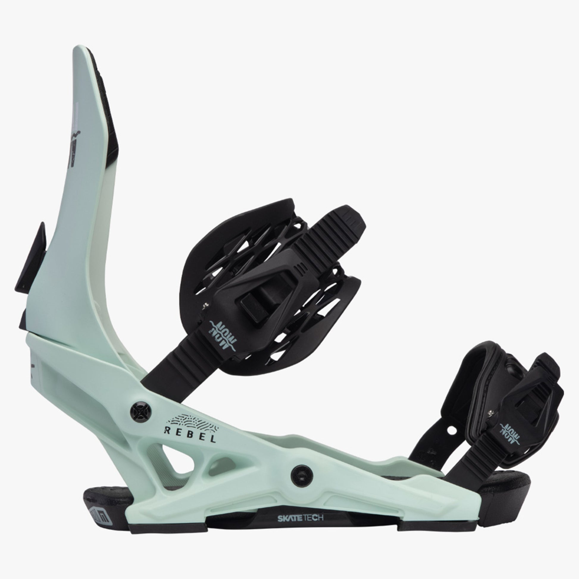 2024 NOW Rebel Women's Snowboard Binding - Peppermint - M