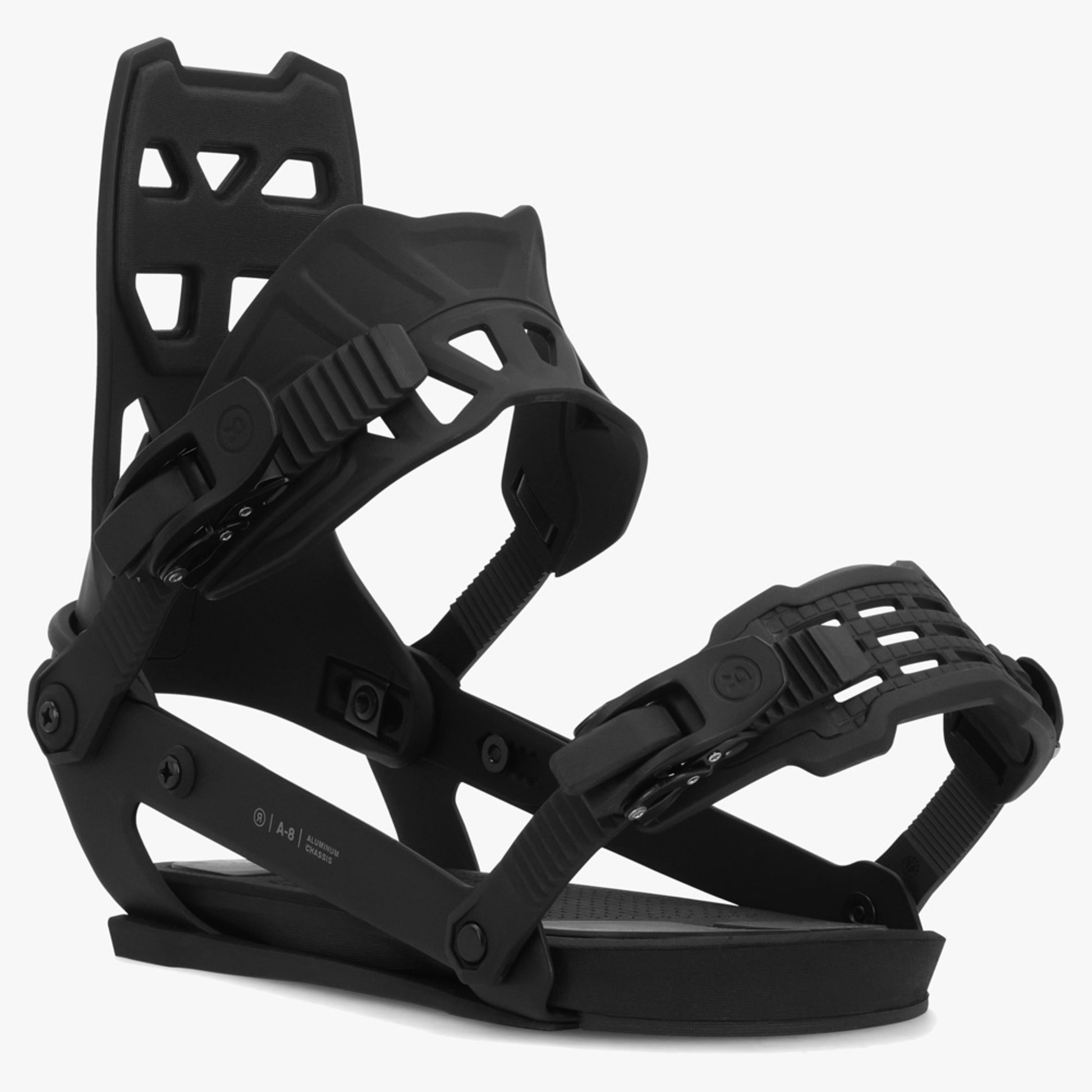 2024 Ride A-8 Snowboard Bindings - Black - L