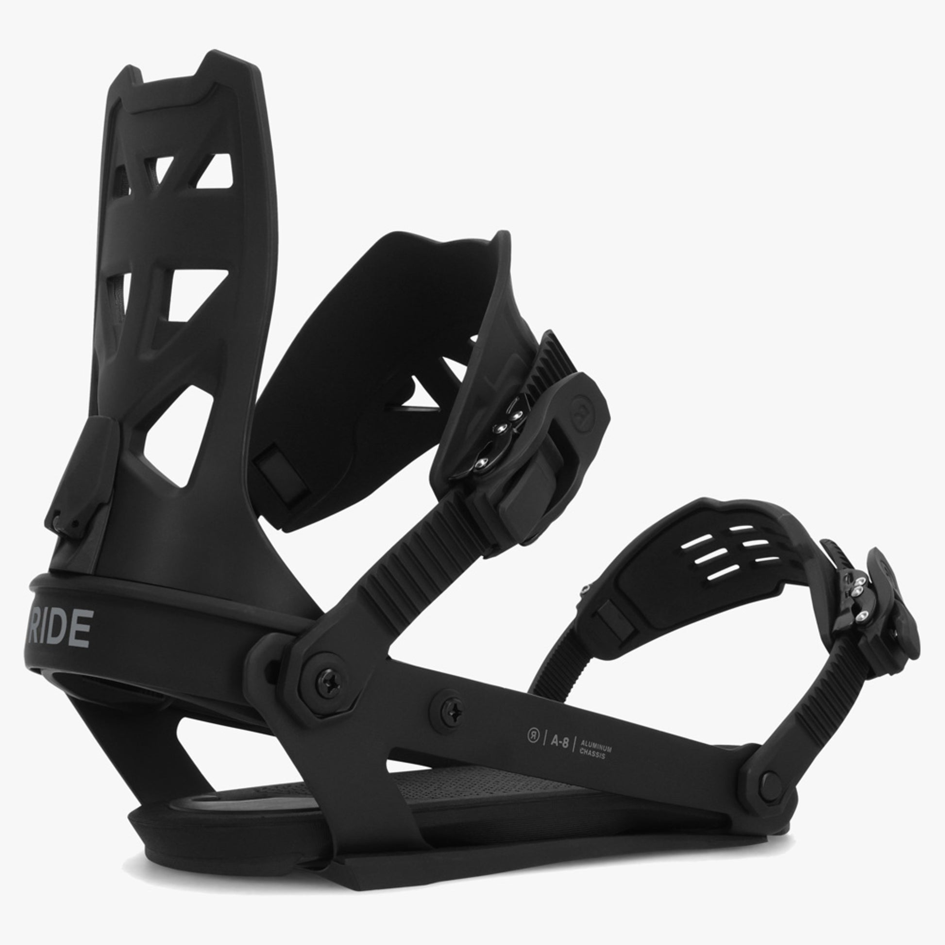 2024 Ride A-8 Snowboard Bindings - Black - L