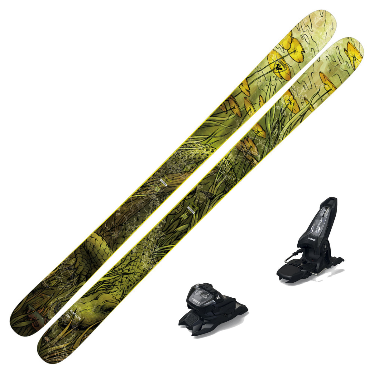 2024 Rossignol Blackops 118 Skis with Marker Griffon 13 ID Bindings