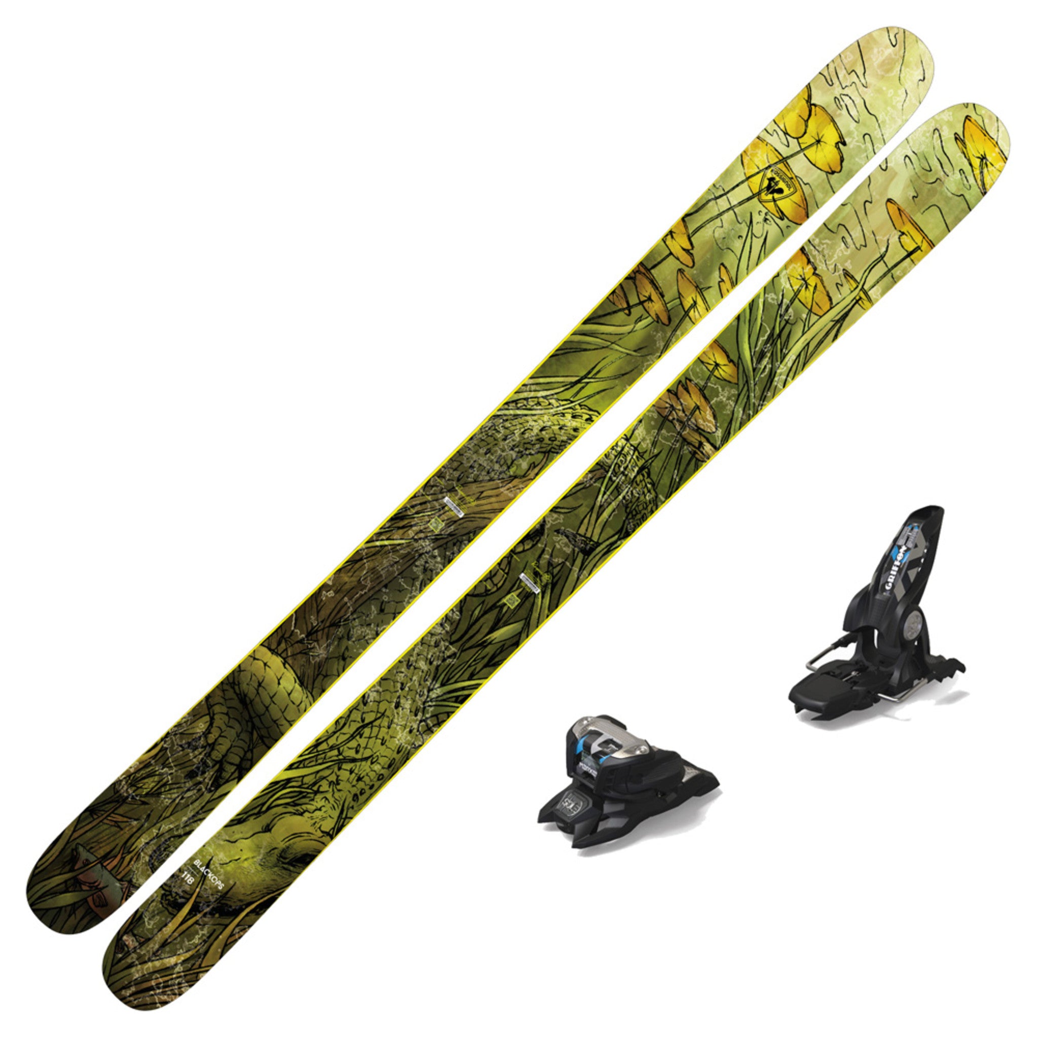 2024 Rossignol Blackops 118 Open Skis W/ Marker Griffon 13 ID Bindings ...