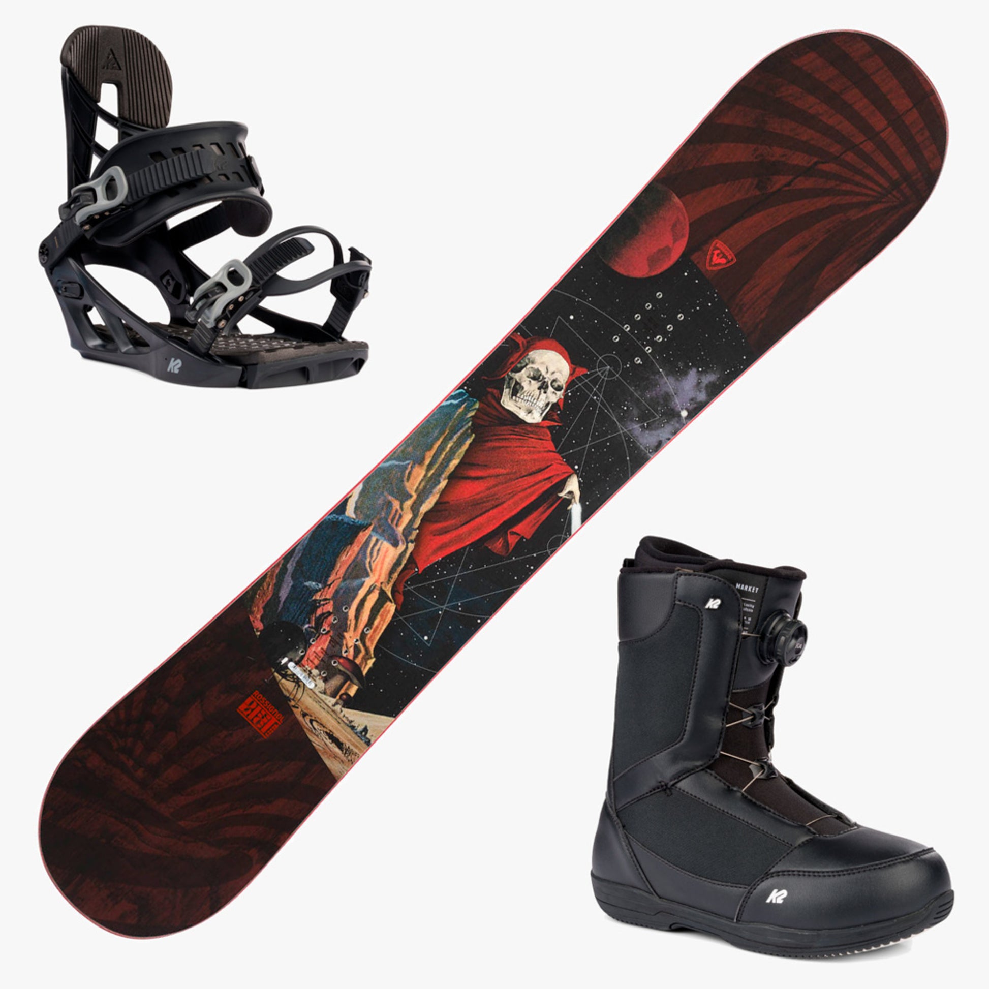 2024 Rossignol District Snowboard w/ Boots and Bindings