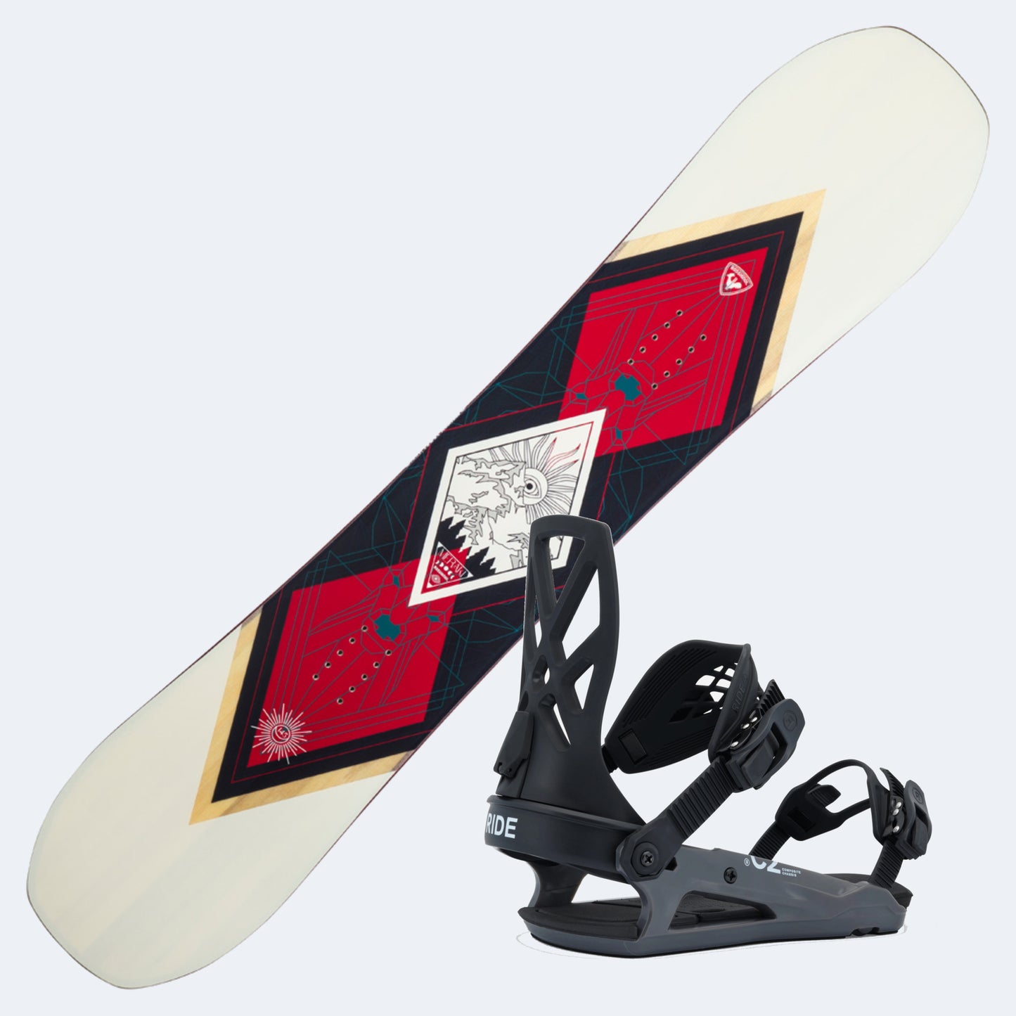 2025 Rossignol Meraki Snowboard with Ride C-2 Bindings