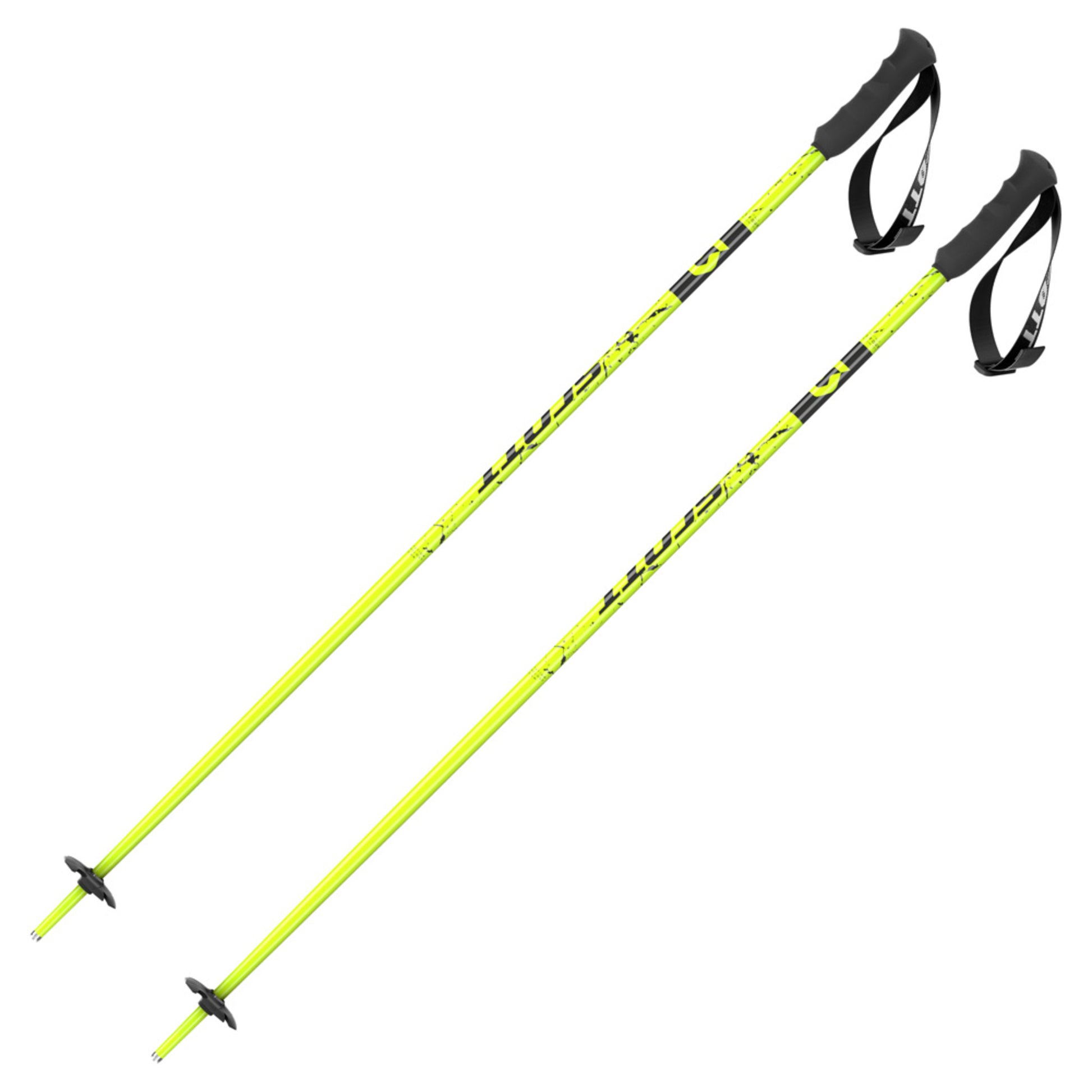 2024 Scott Junior Team Issue Ski Poles - BLACK - 44" / 110CM