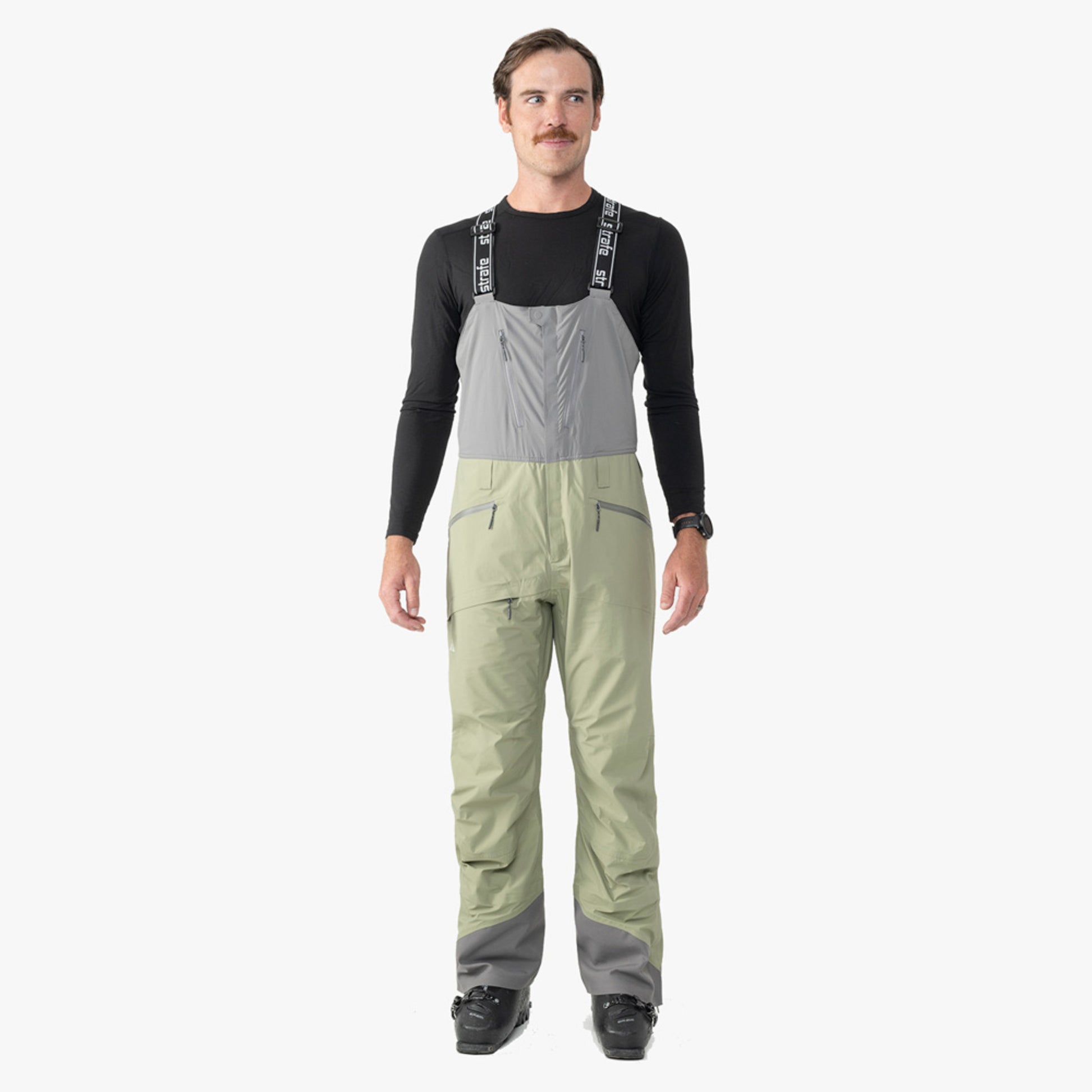 2024 Strafe Nomad Men's Bib - Charcoal - XXL