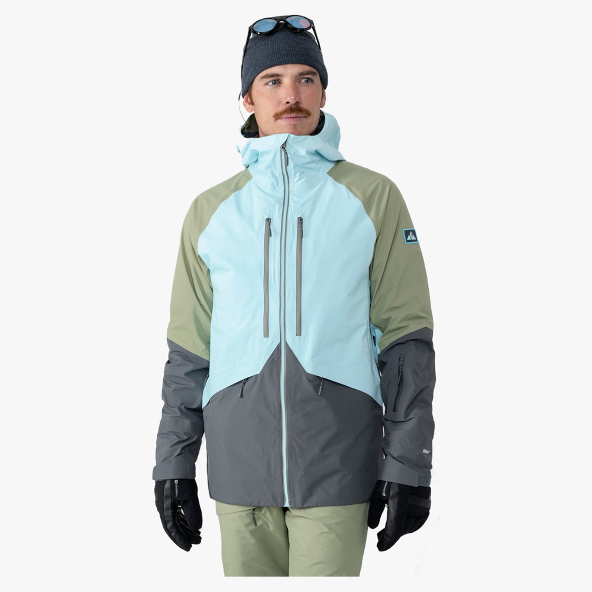 2024 Strafe Nomad Men's Jacket - Arctic Blue - XXL